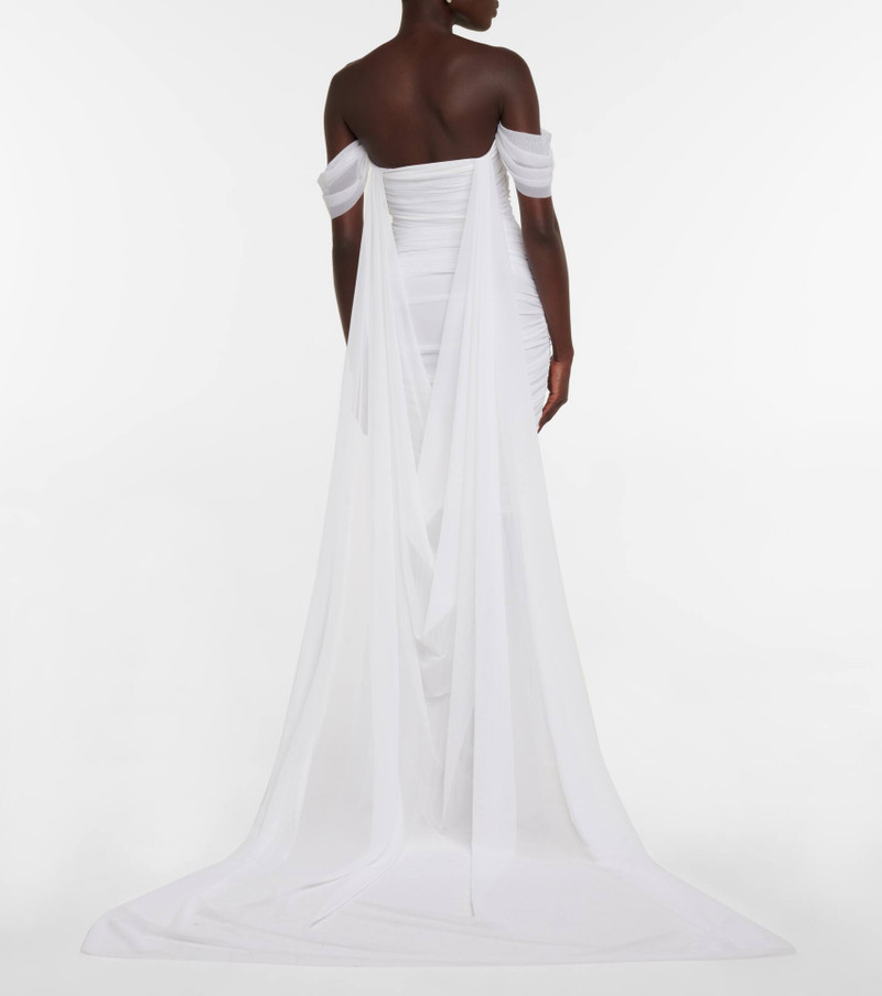 Walter off-shoulder gown 3