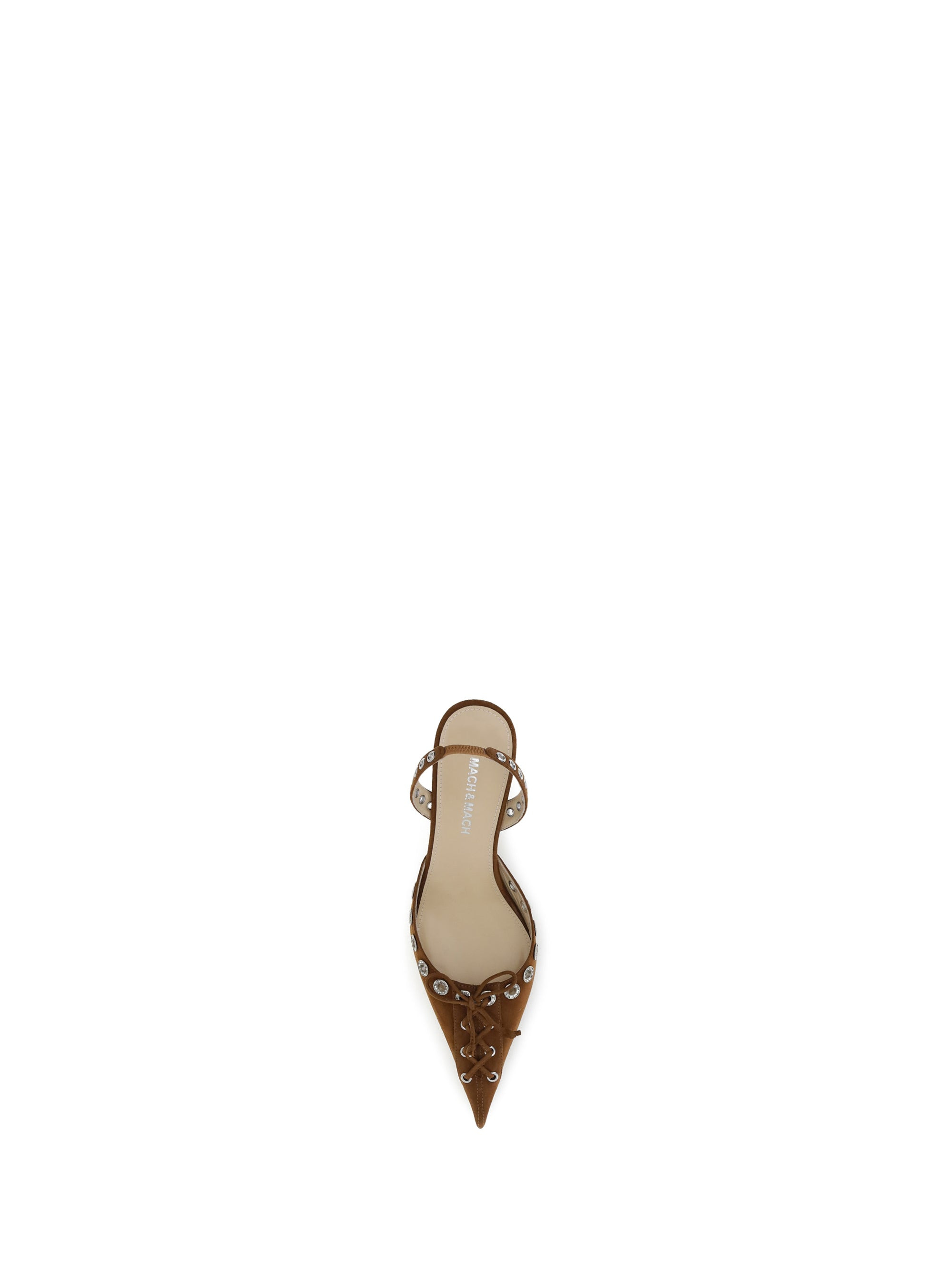 Mach & Mach Women Crystalized Pointed Toe Slingback (65Mm) - 4