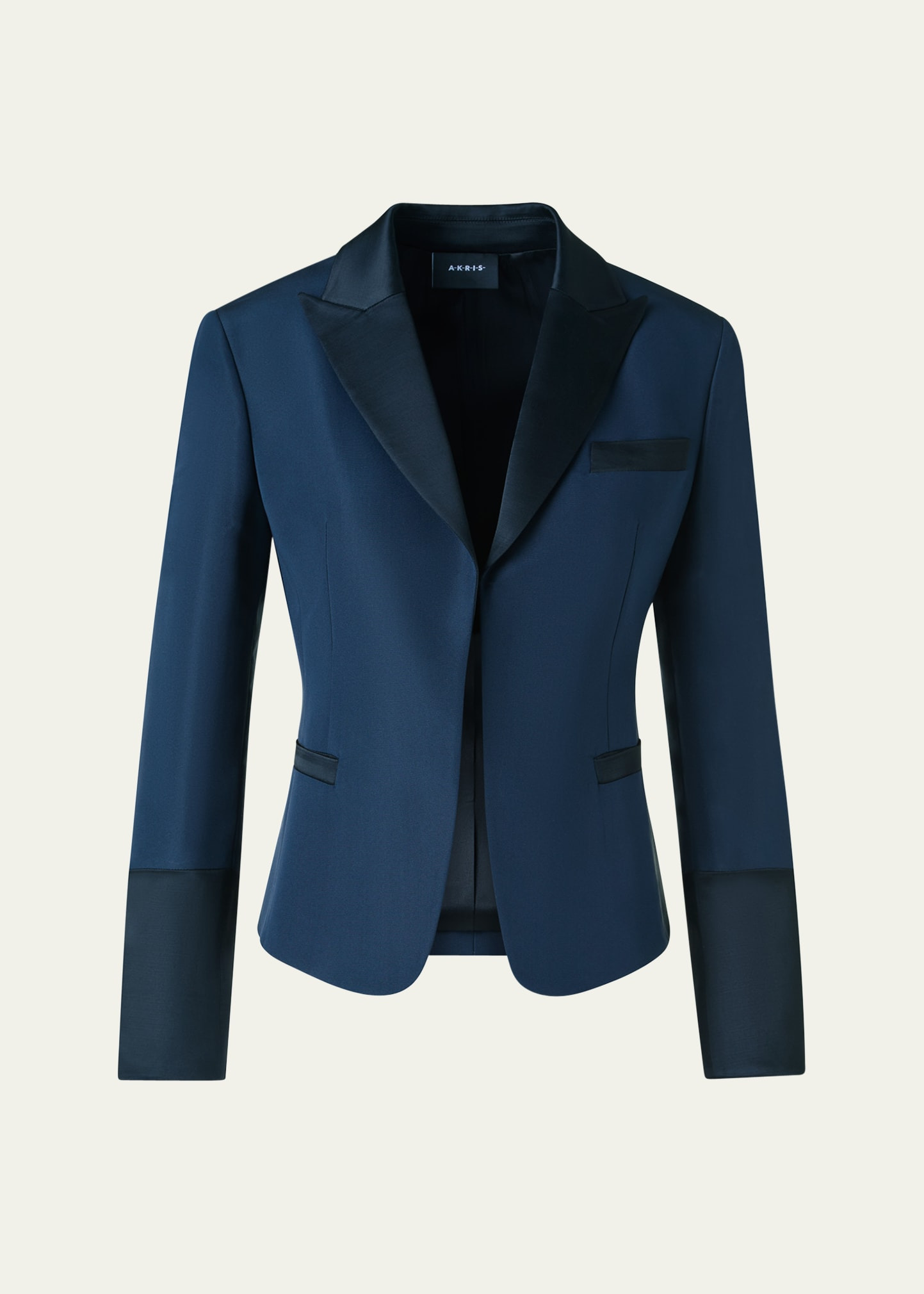 Deneuve Ottoman Silk-Blend Cutaway Jacket - 1