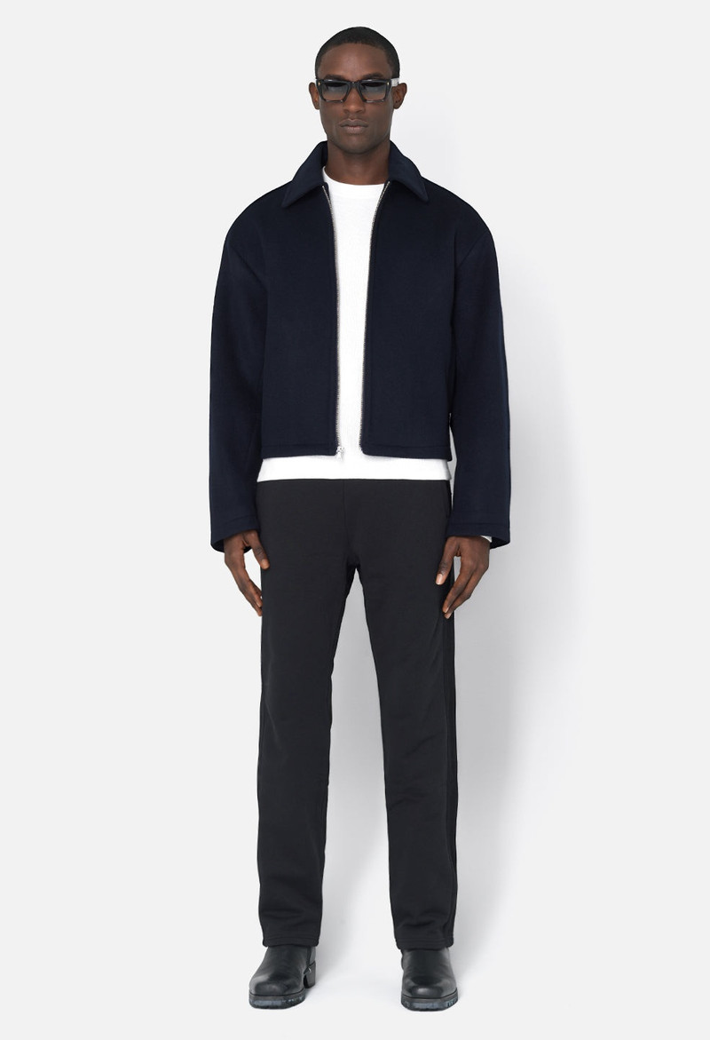 John Elliott BRUSHED WOOL LEXINGTON FULL ZIP outlook