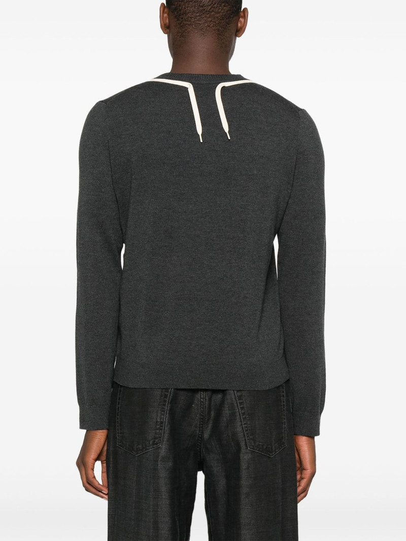 drawstring-detail sweater 4
