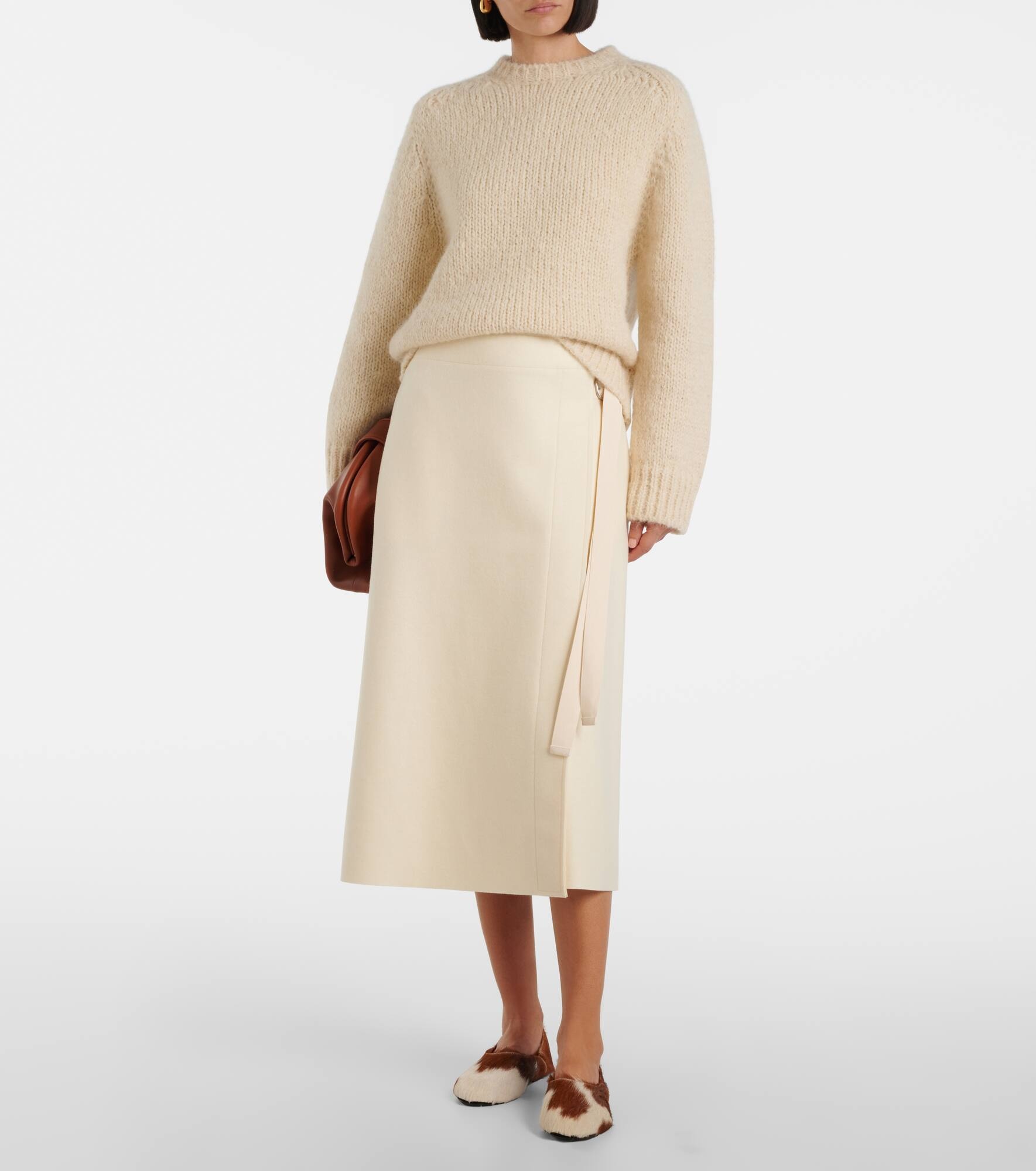 Calf hair slip-on shoes - 3