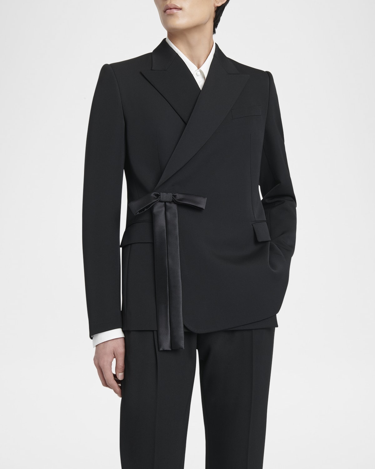 Dolce & Gabbana Men's Wrap Suit Jacket | neimanmarcus | REVERSIBLE