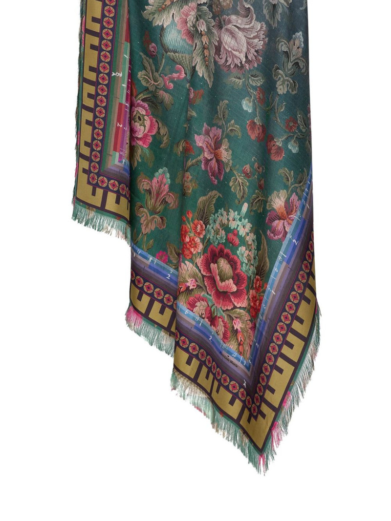 Aloeuw floral-print silk scarf 4