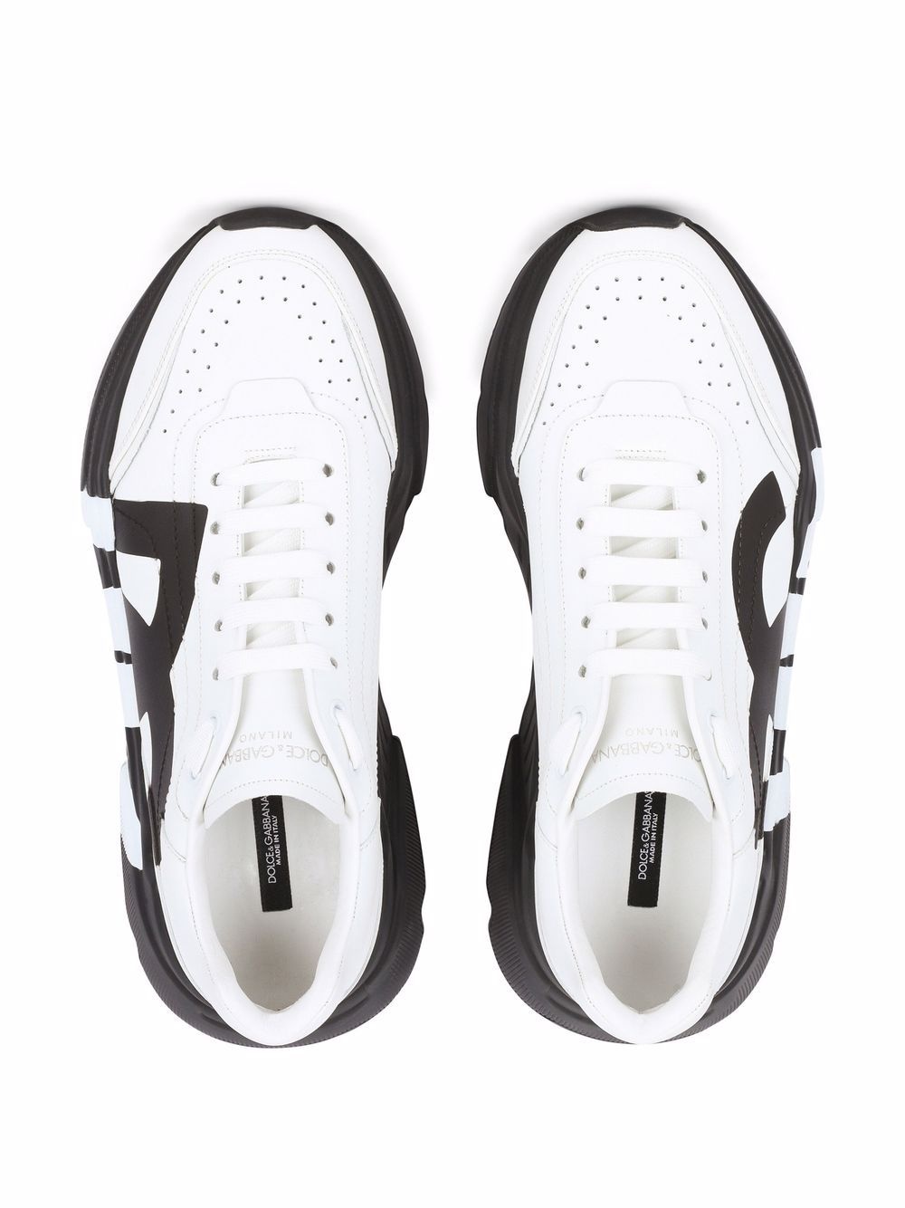 logo-print lace-up sneakers - 4