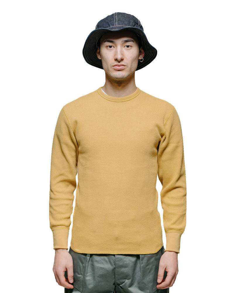 The Real McCoys MC23115 Honeycomb Thermal Shirt Corn outlook