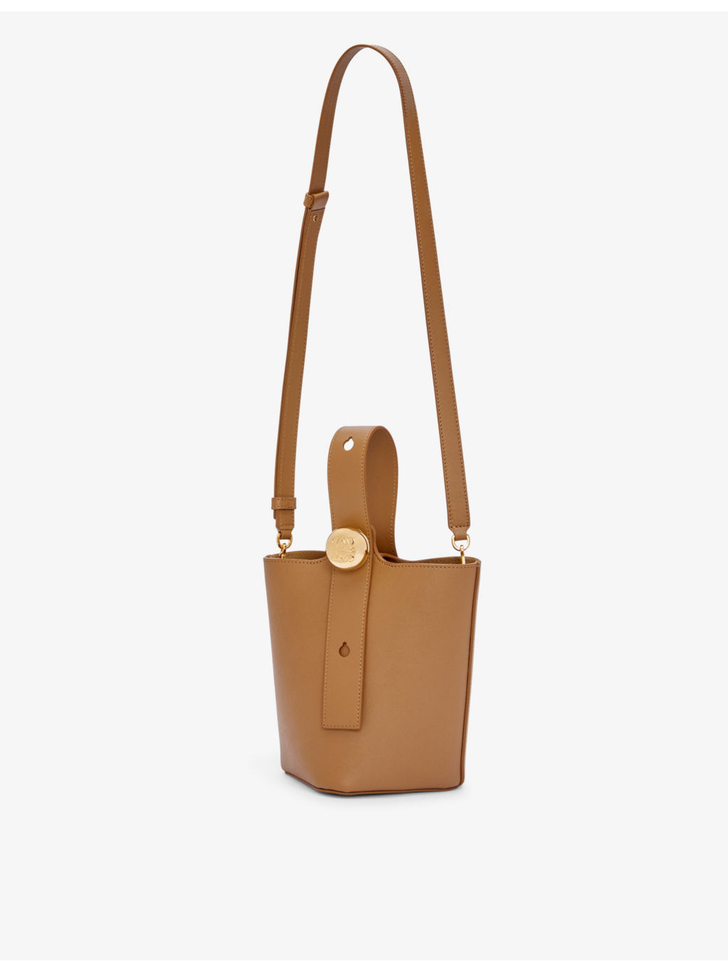 Pebble mini leather bucket bag - 7