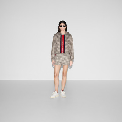 GUCCI GG technical jersey zip jacket outlook