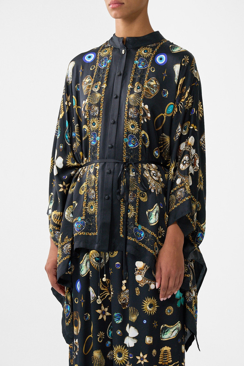 BUTTON THROUGH SCARF BLOUSE 4