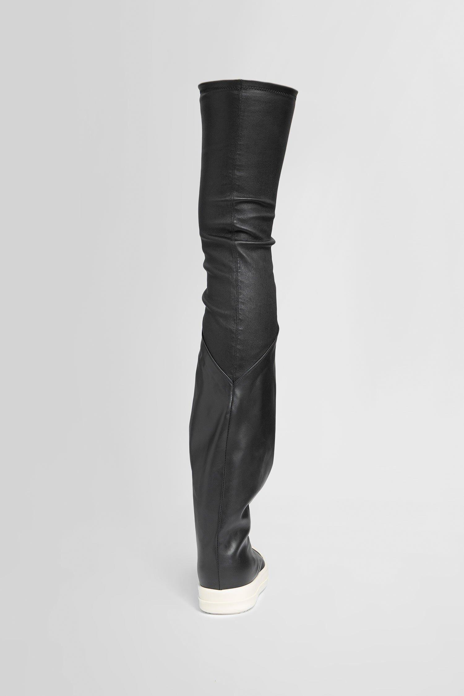 RICK OWENS WOMAN BLACK BOOTS - 3