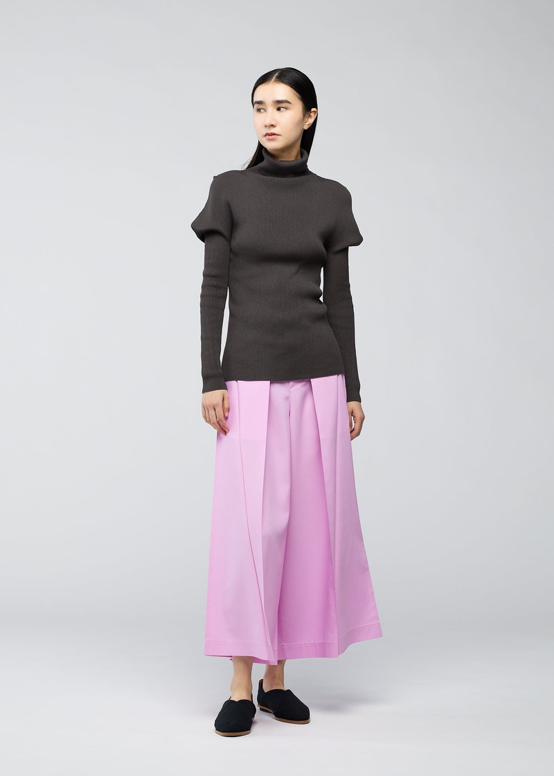132 5. ISSEY MIYAKE FLAT RIB KNIT BLOUSE outlook
