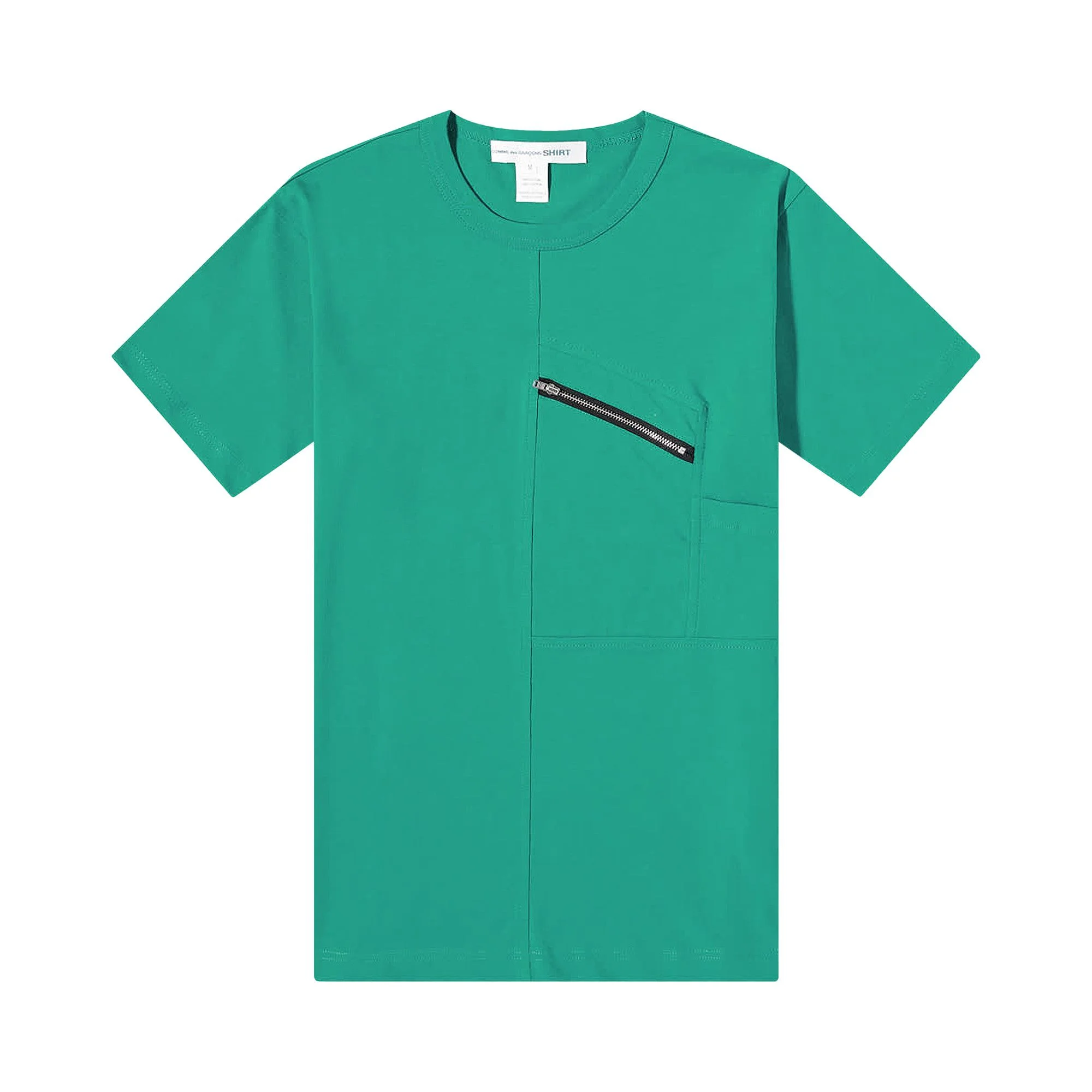 Comme des Garçons SHIRT Zip T-Shirt 'Green' - 1