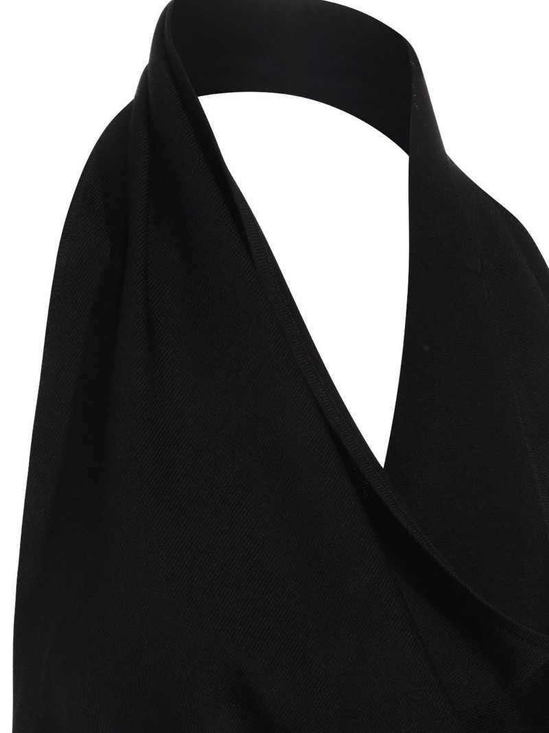 halterneck cowl dress 3