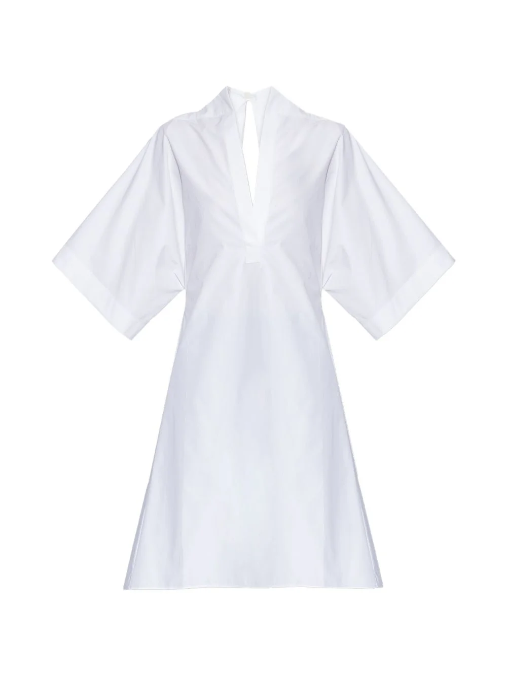 V-neck flared dress - 1