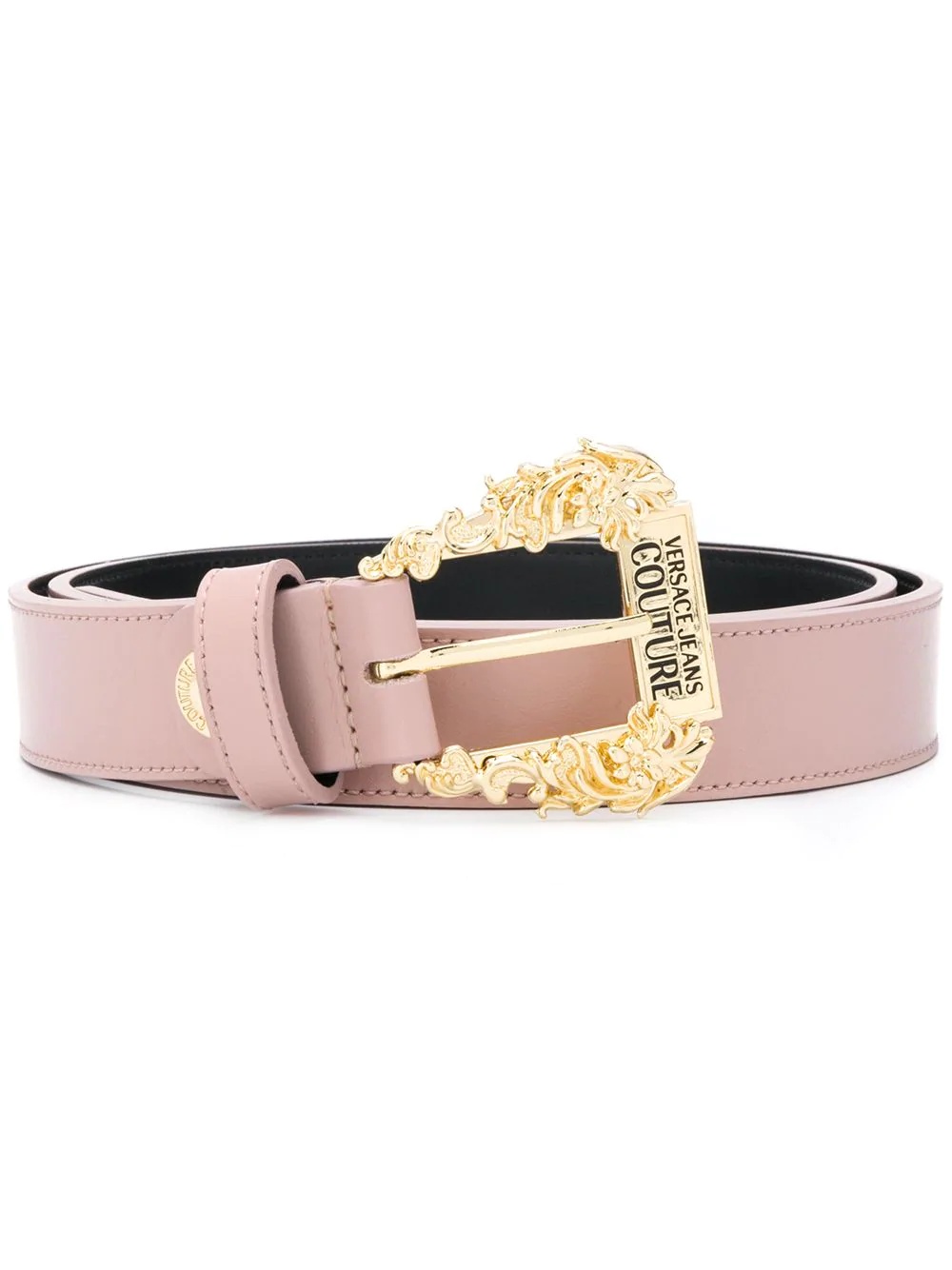 baroque-buckle logo belt - 1