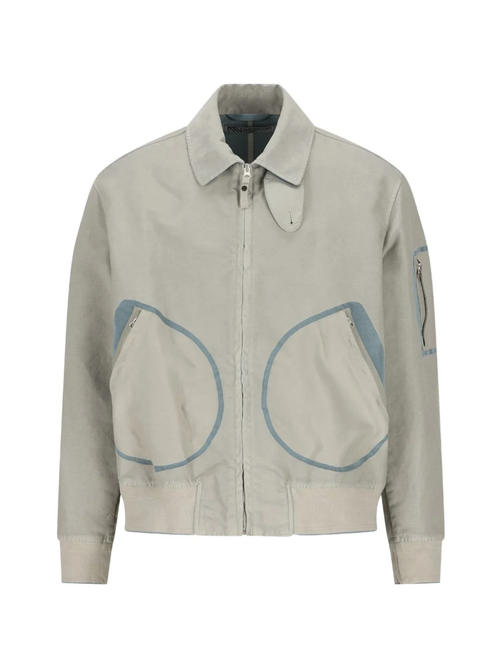 polo collar bomber jacket - 1