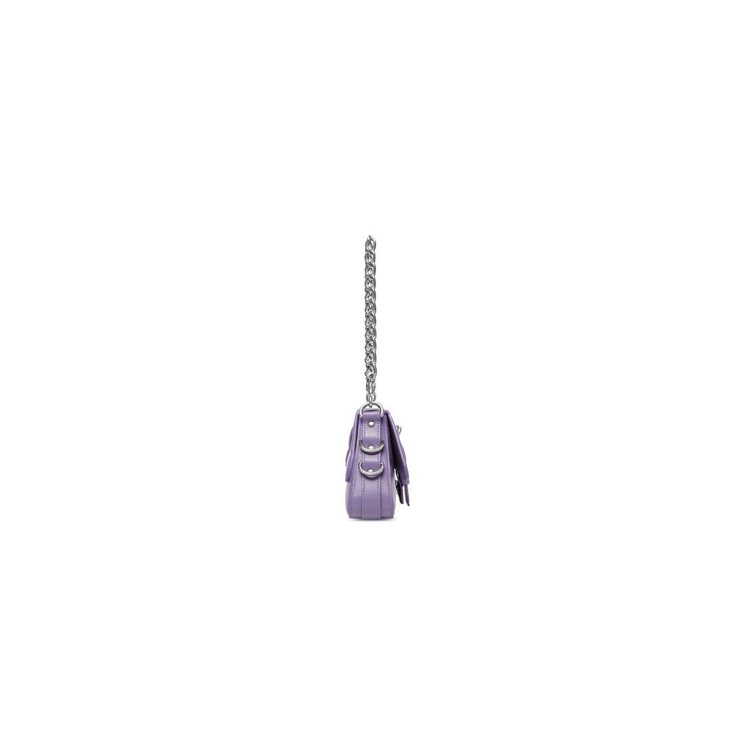 Women's Lindsay Small Shoulder Bag With Strap  in Lilac - 3