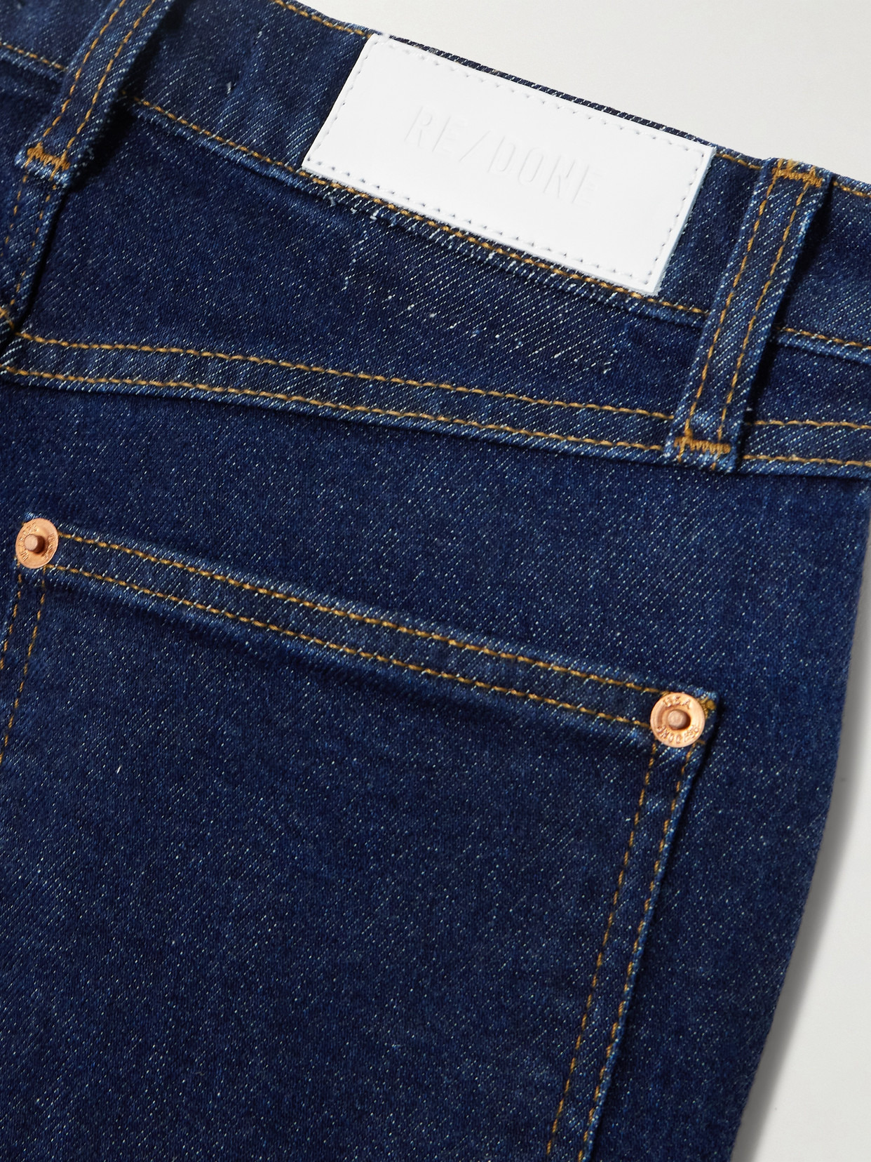 Painter Stove Pipe High-rise Straight-leg Jeans - 6