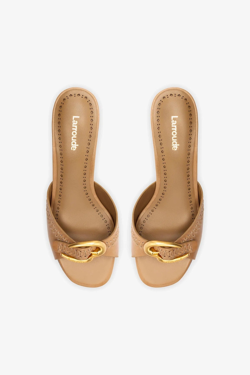 Verona Mule In Hazelnut Leather 3