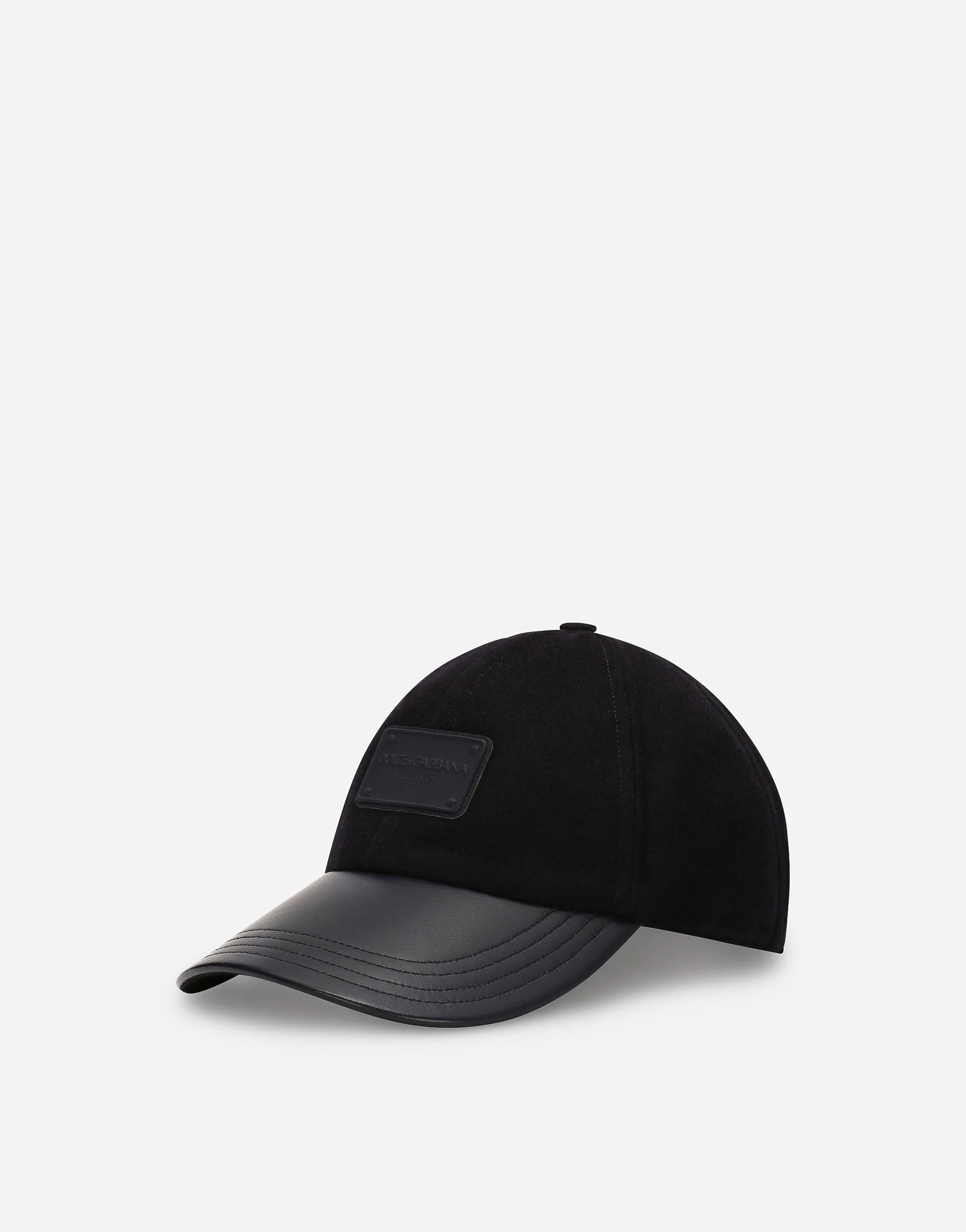Baseball cap with branded tag - 1