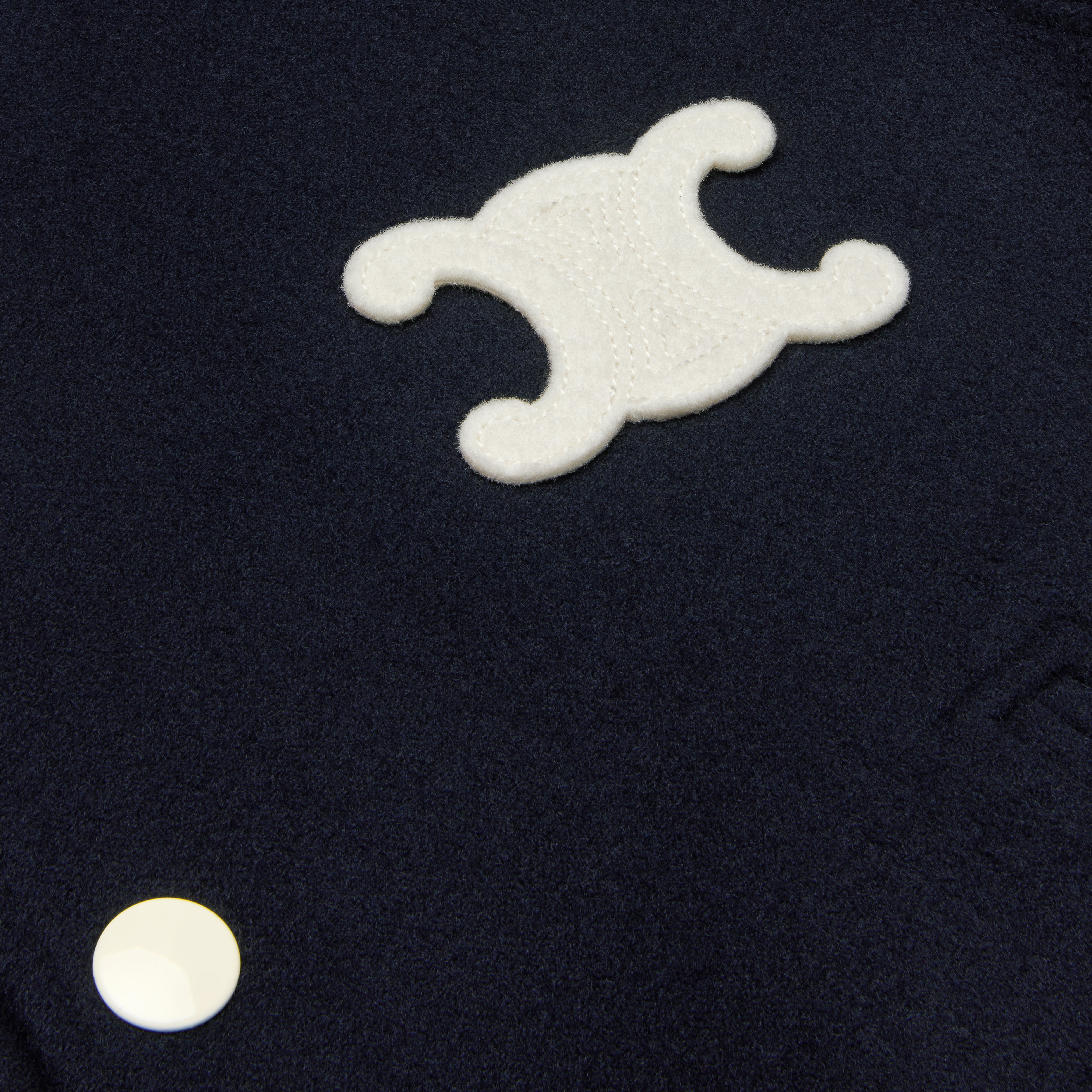 triomphe teddy jacket in double face cashmere - 4