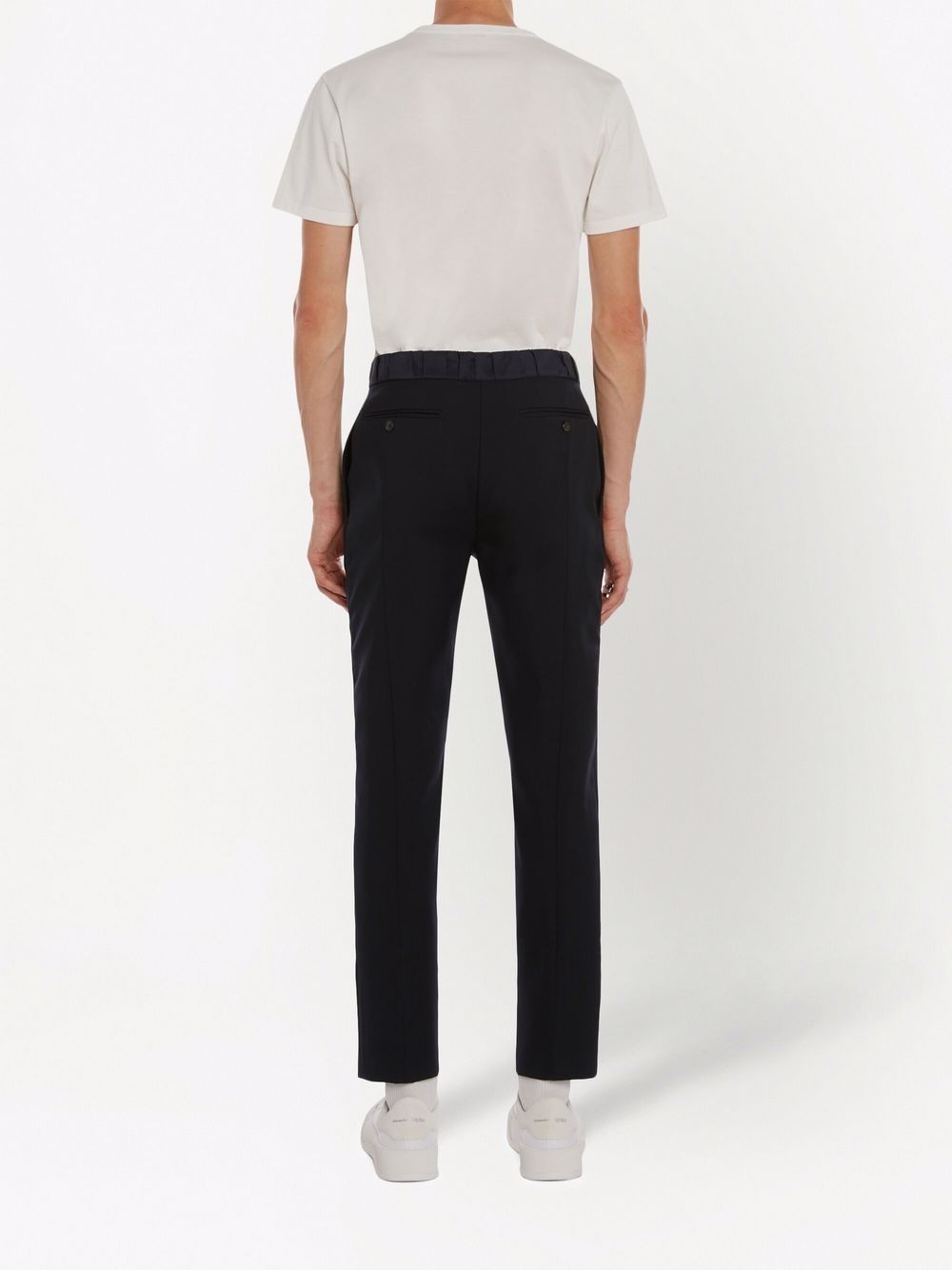 mid-rise straight leg trousers - 4