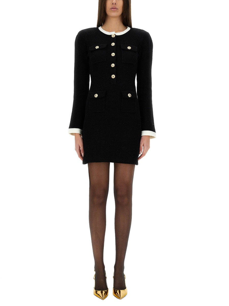 Self-Portrait Women Knitted Mini Dress - 1