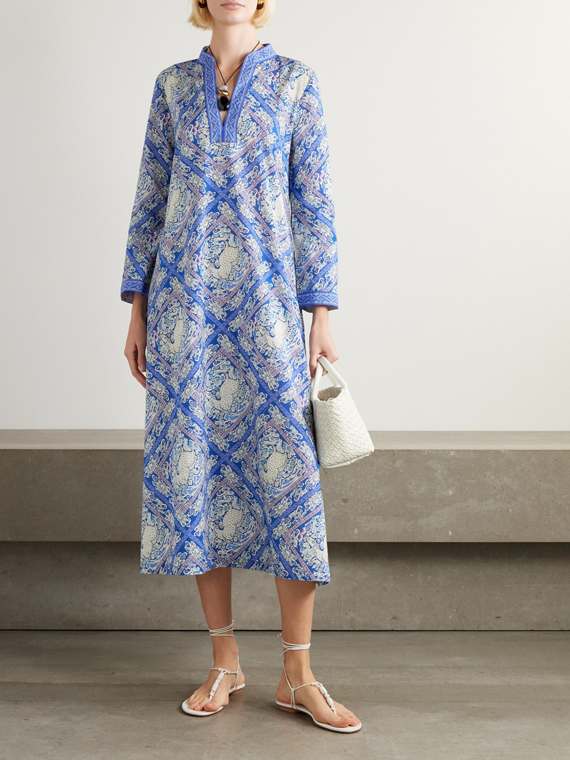 EMPORIO SIRENUSE Giada Printed Cotton Coverup outlook