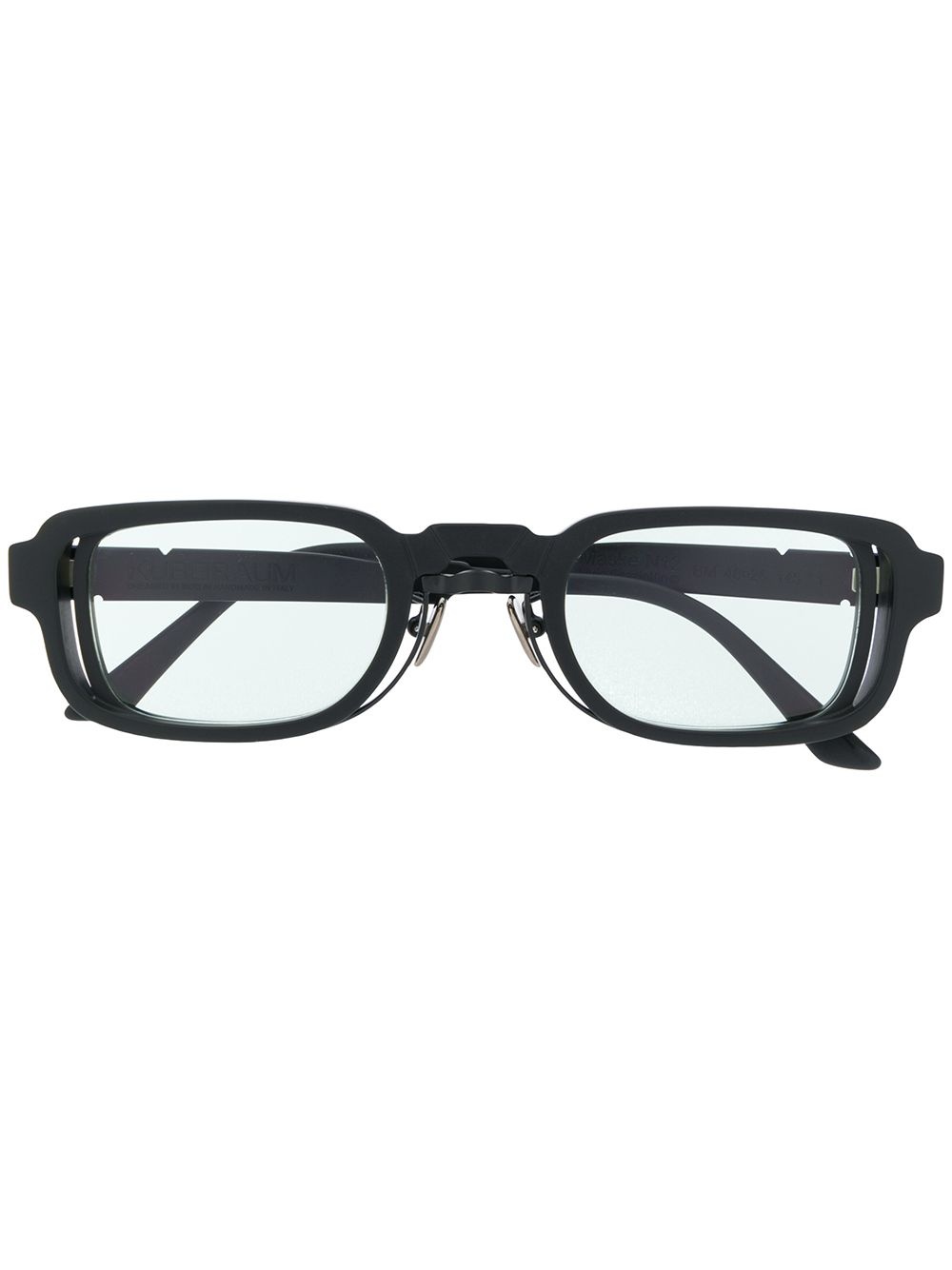 rectangular tinted sunglasses - 1