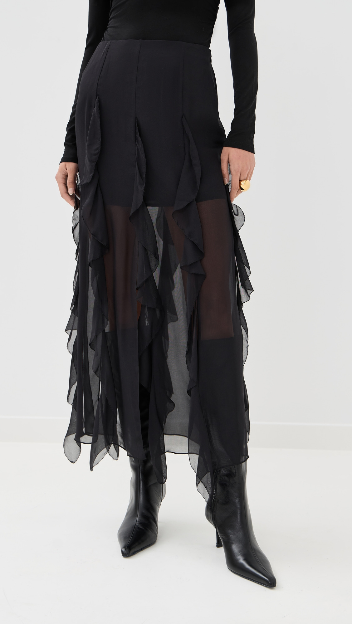 Ava Silk Skirt - 6