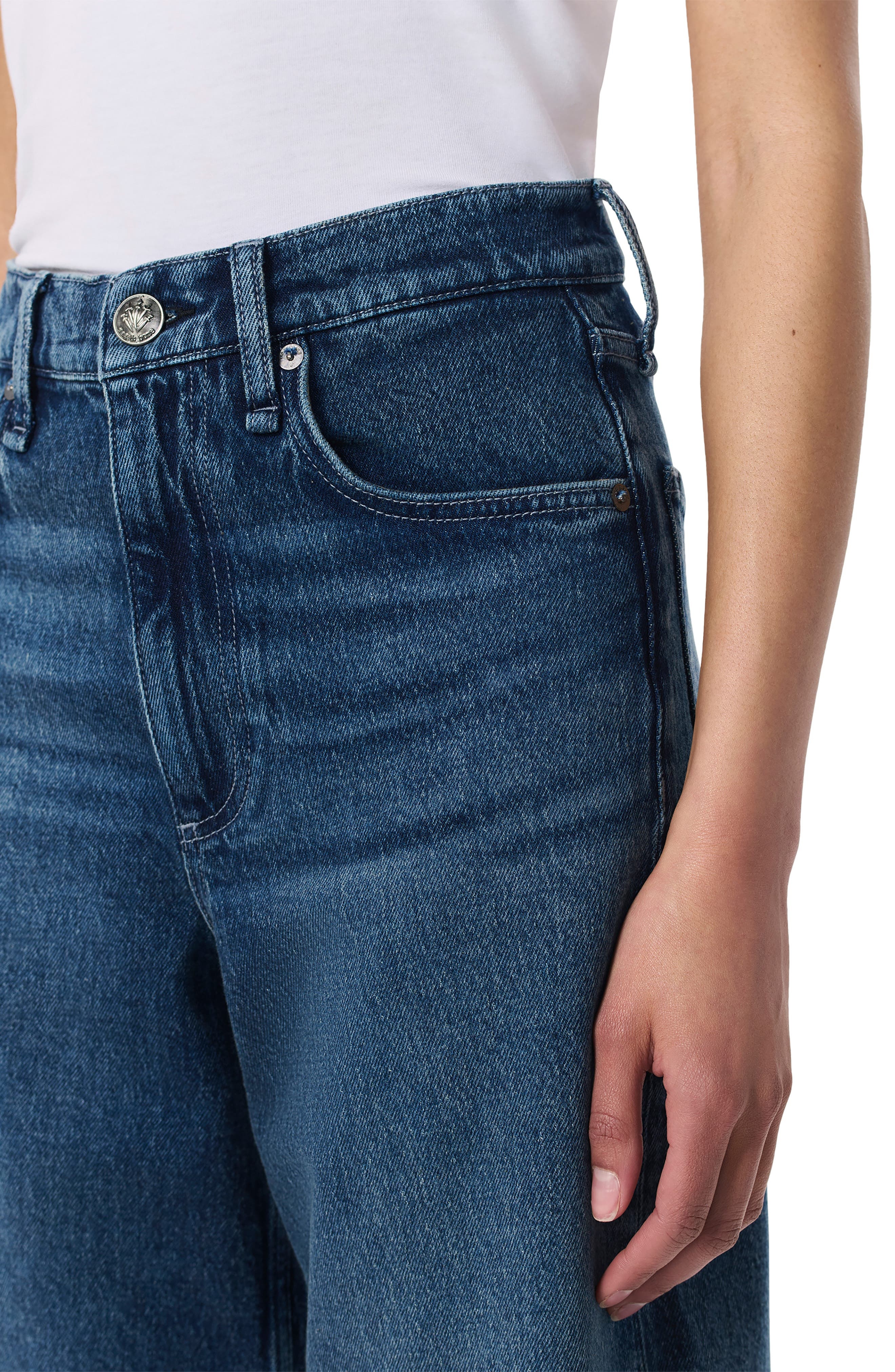 rag & bone Andi High Waist Ankle Wide Leg Jeans in Adeline at Nordstrom - 5