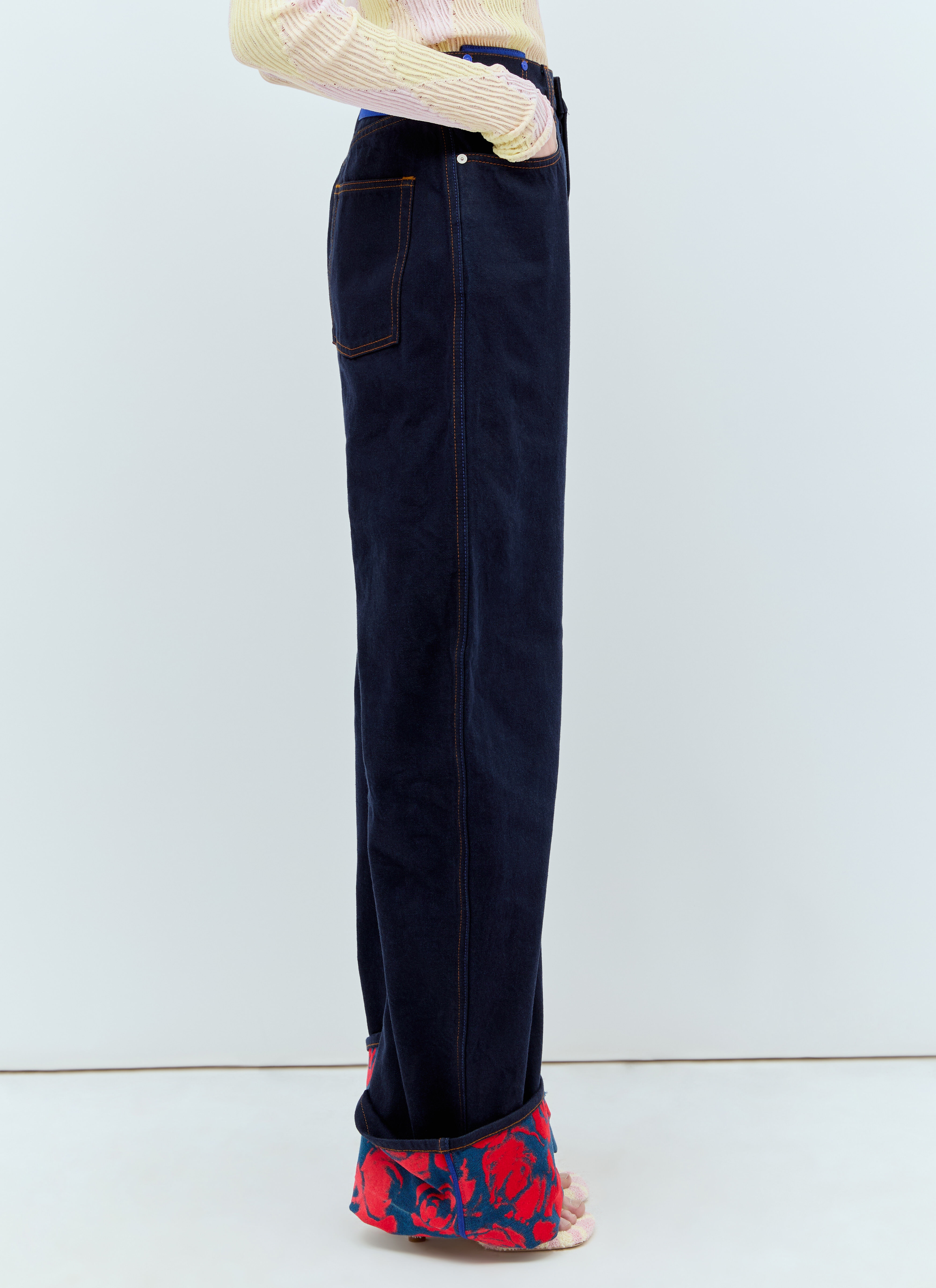Rose Cuffs Heavyweight Jeans - 4