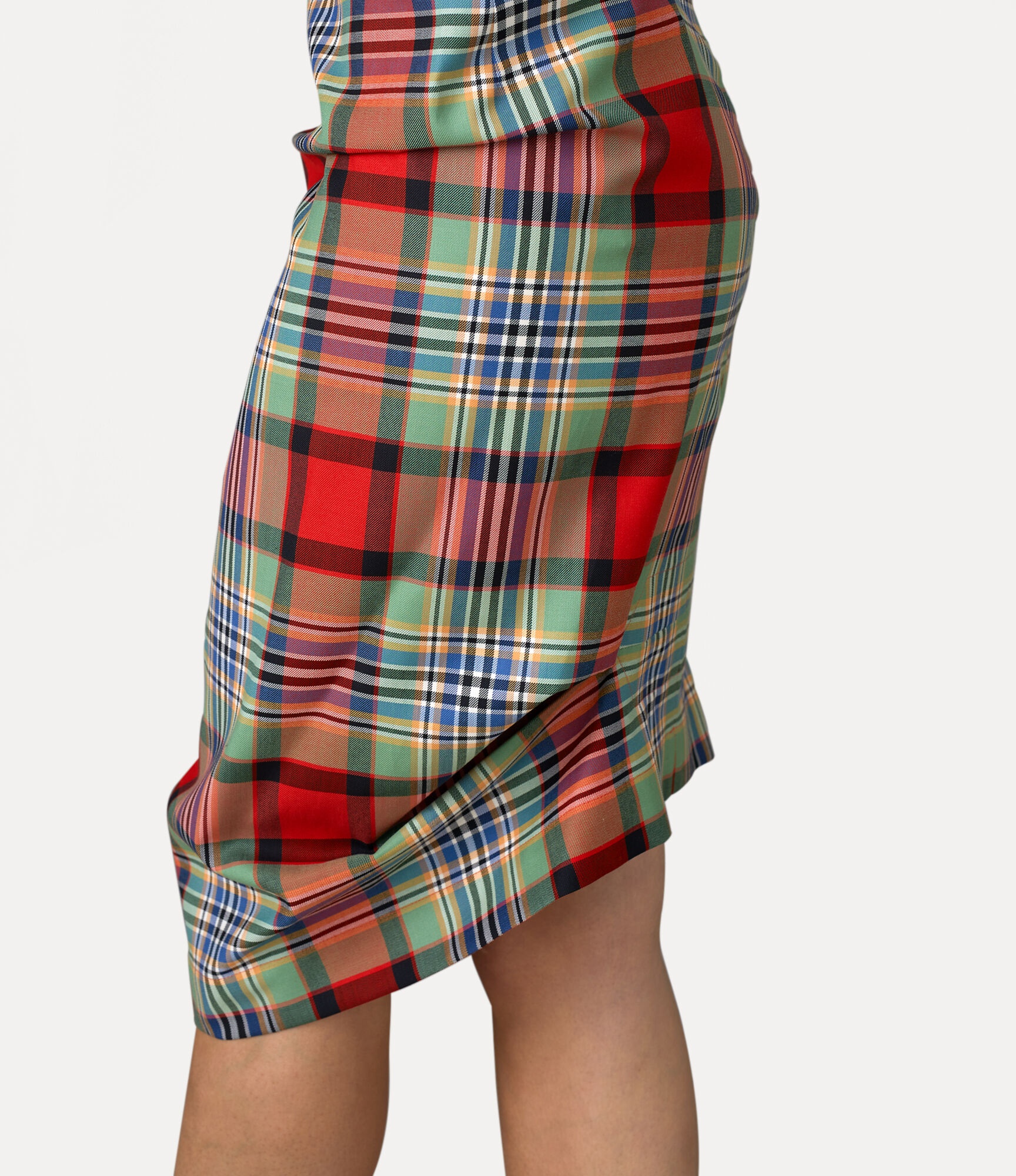PLEAT SKIRT TARTAN - 4