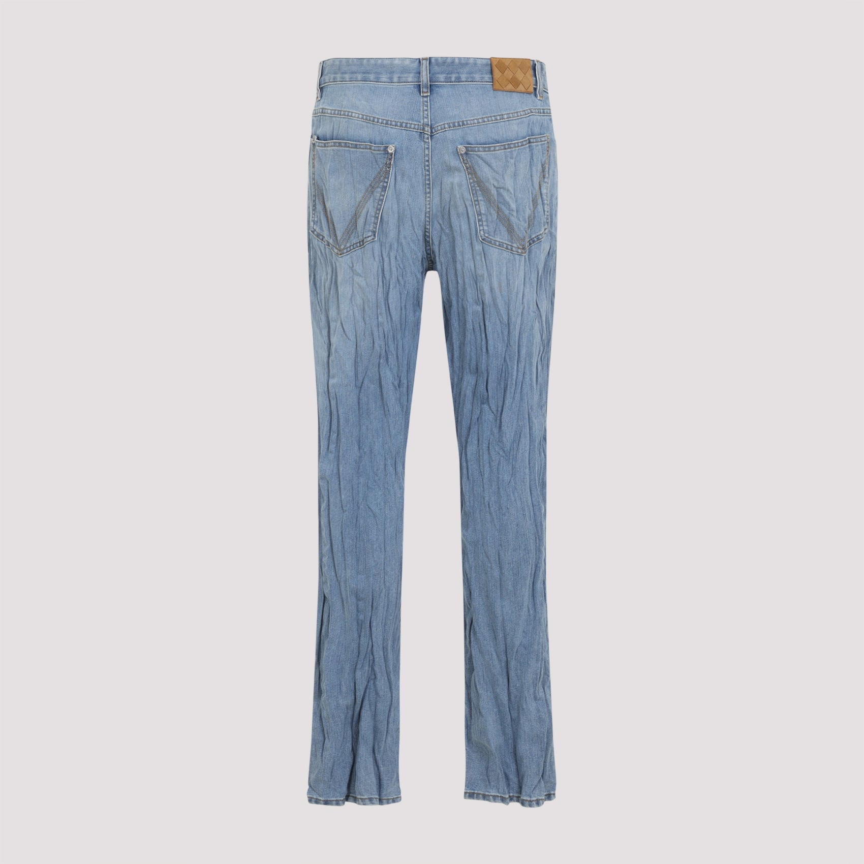 Bottega Veneta Crushed Denim Pants Men - 2