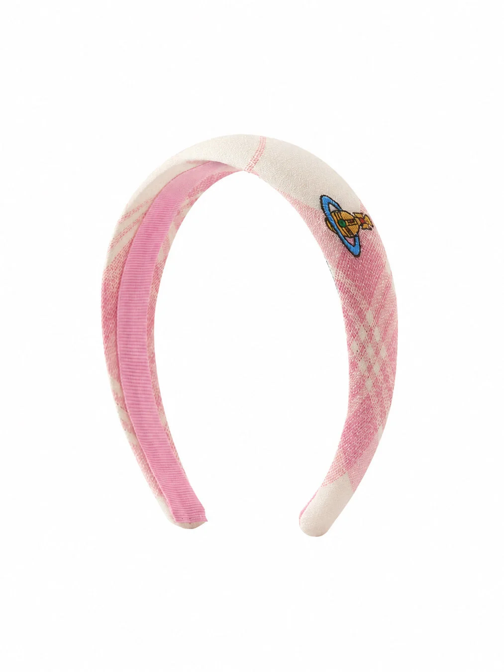 HAIRBAND SLIM - IVORY/PINK - 1