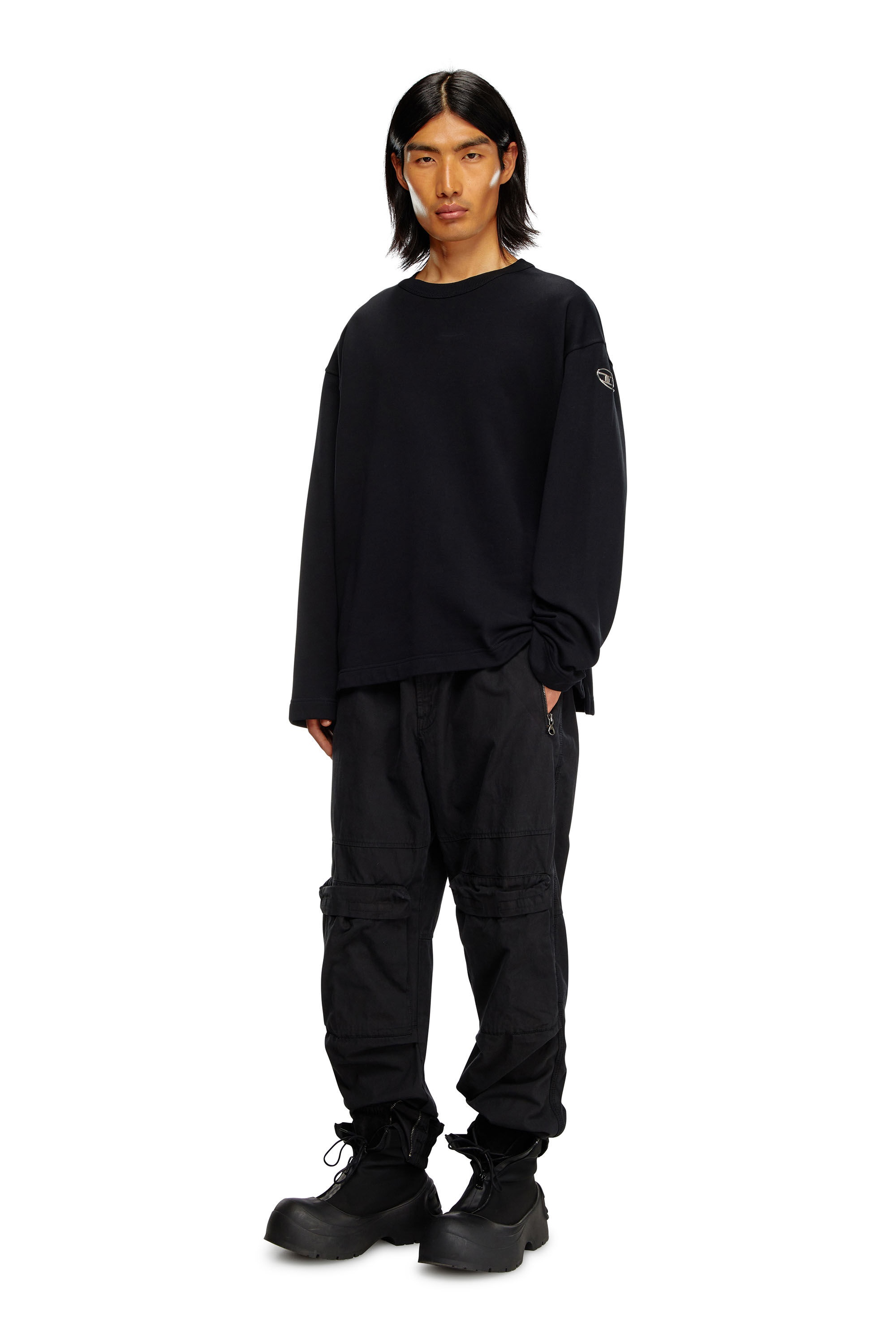 DIESEL S-Macsis-Od Cotton Sweatshirt - POIZON