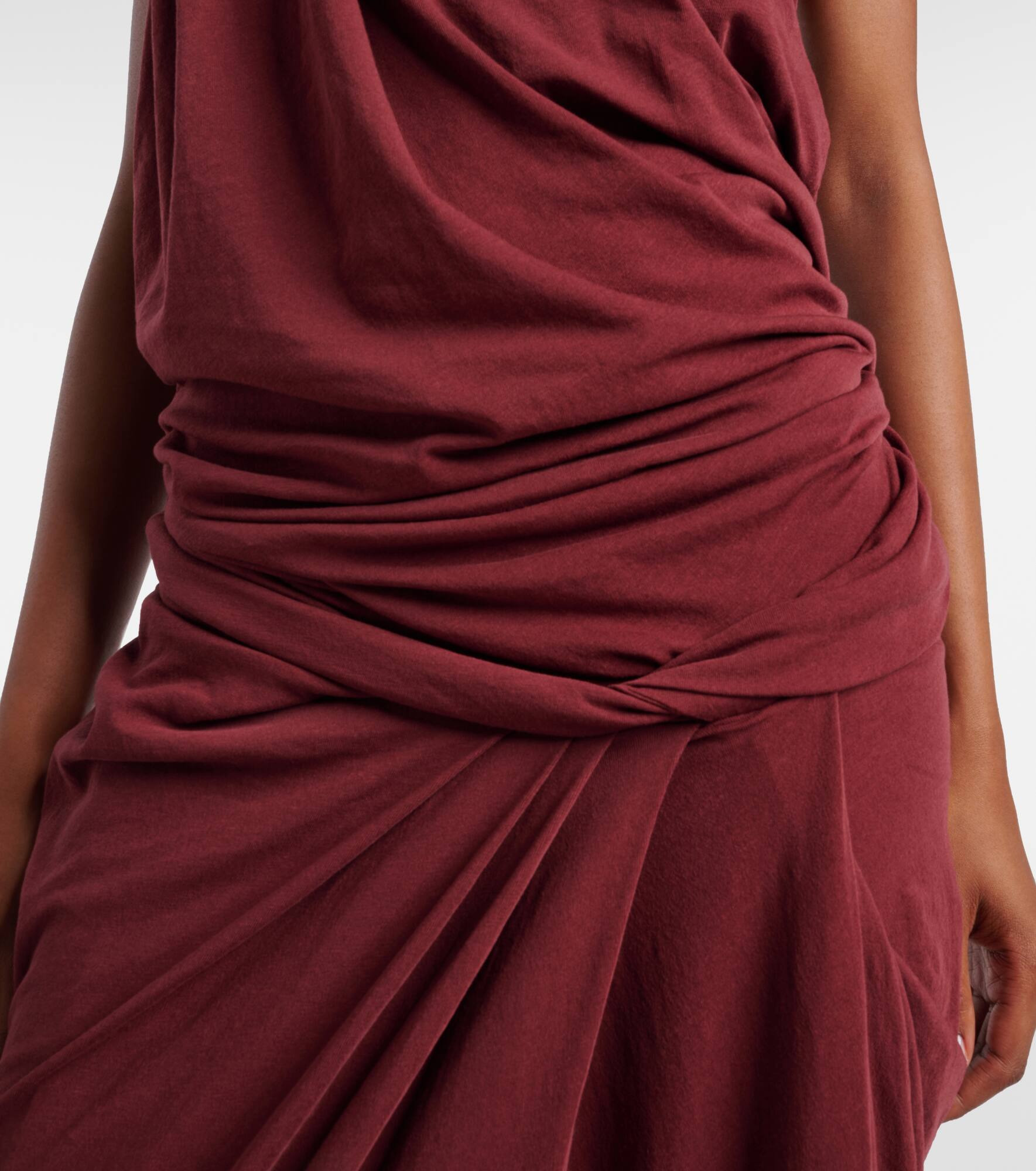 Shroud cotton-blend jersey maxi dress - 5