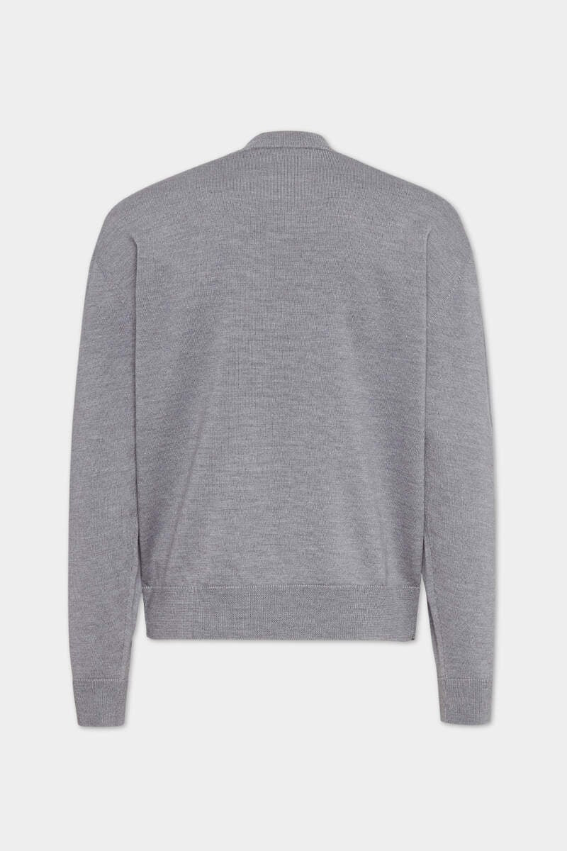 DSQUARED2 PATCH KNIT SWEATER - 2