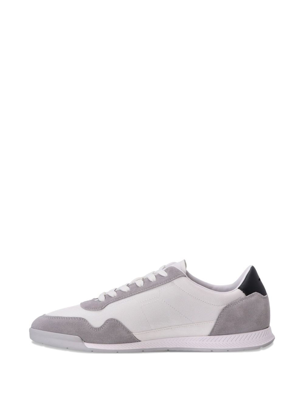suede-panelled sneakers - 5