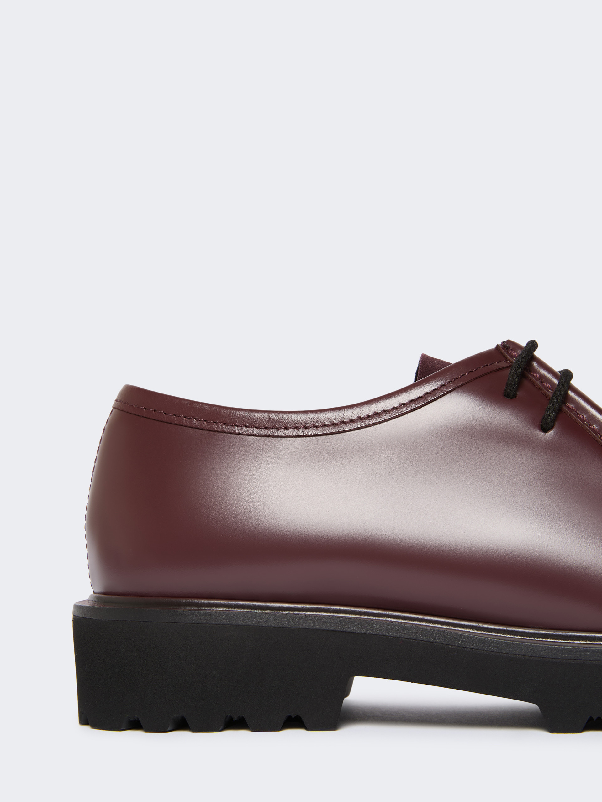 TRACKLACEUP Leather and suede lace-up shoes - 5