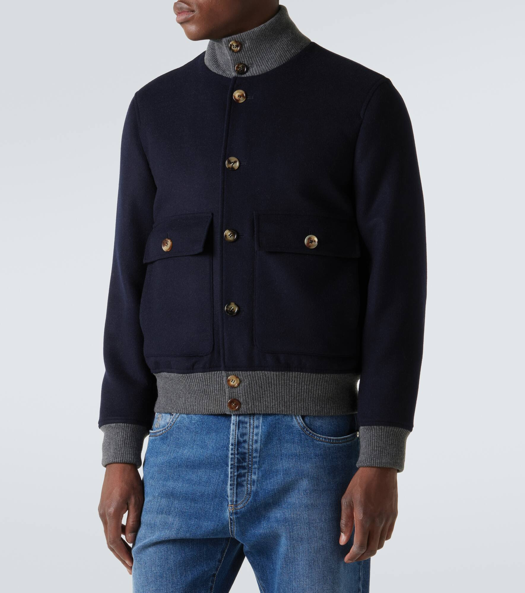 Wool varsity jacket - 3