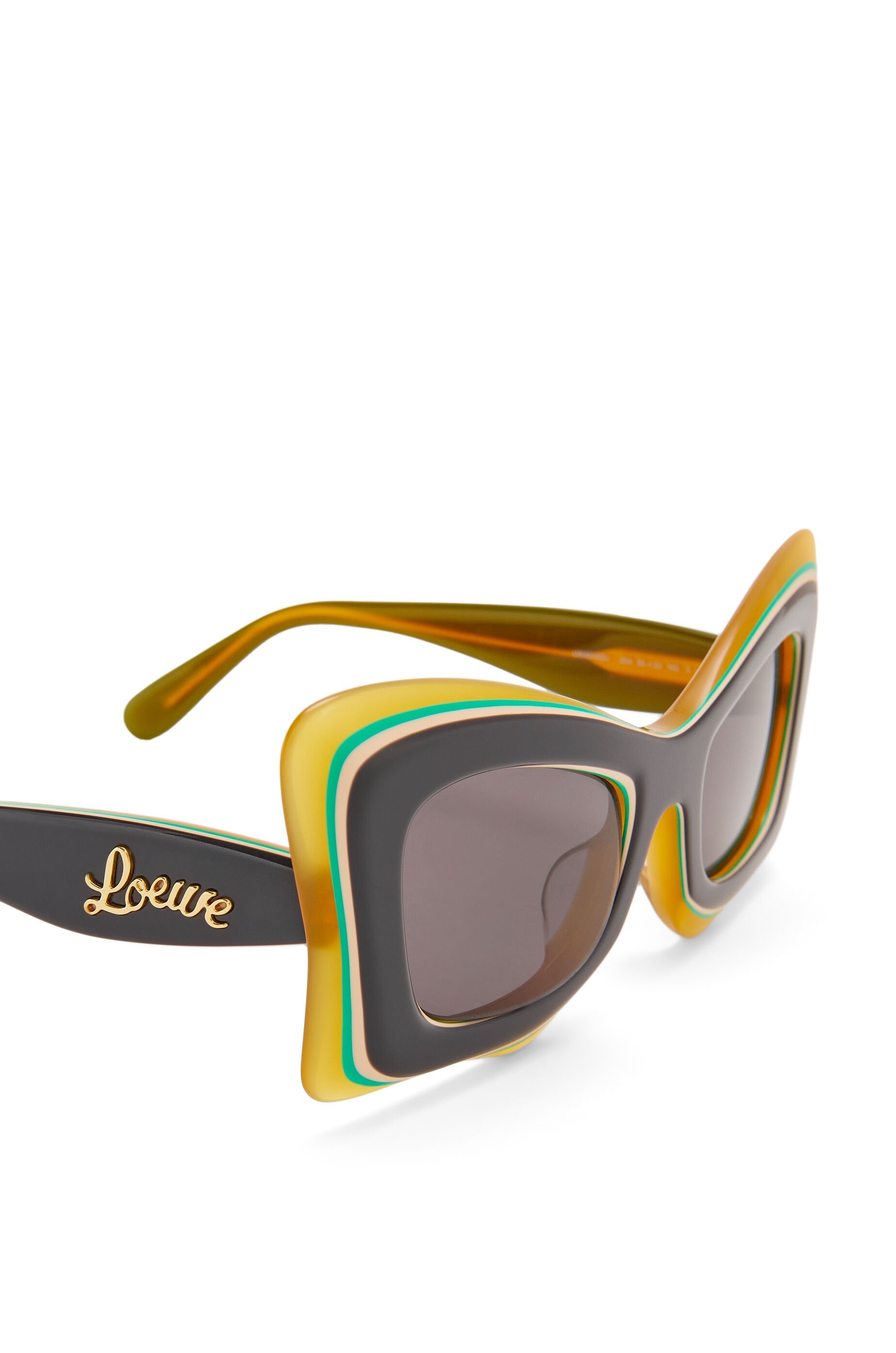 Multilayer Butterfly sunglasses in acetate - 5