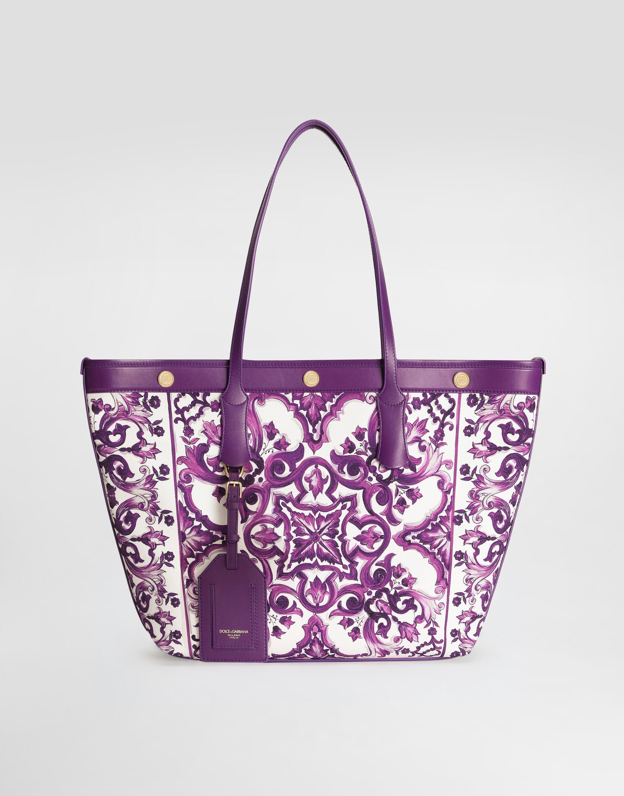 Majolica-print atene shopping bag - 1