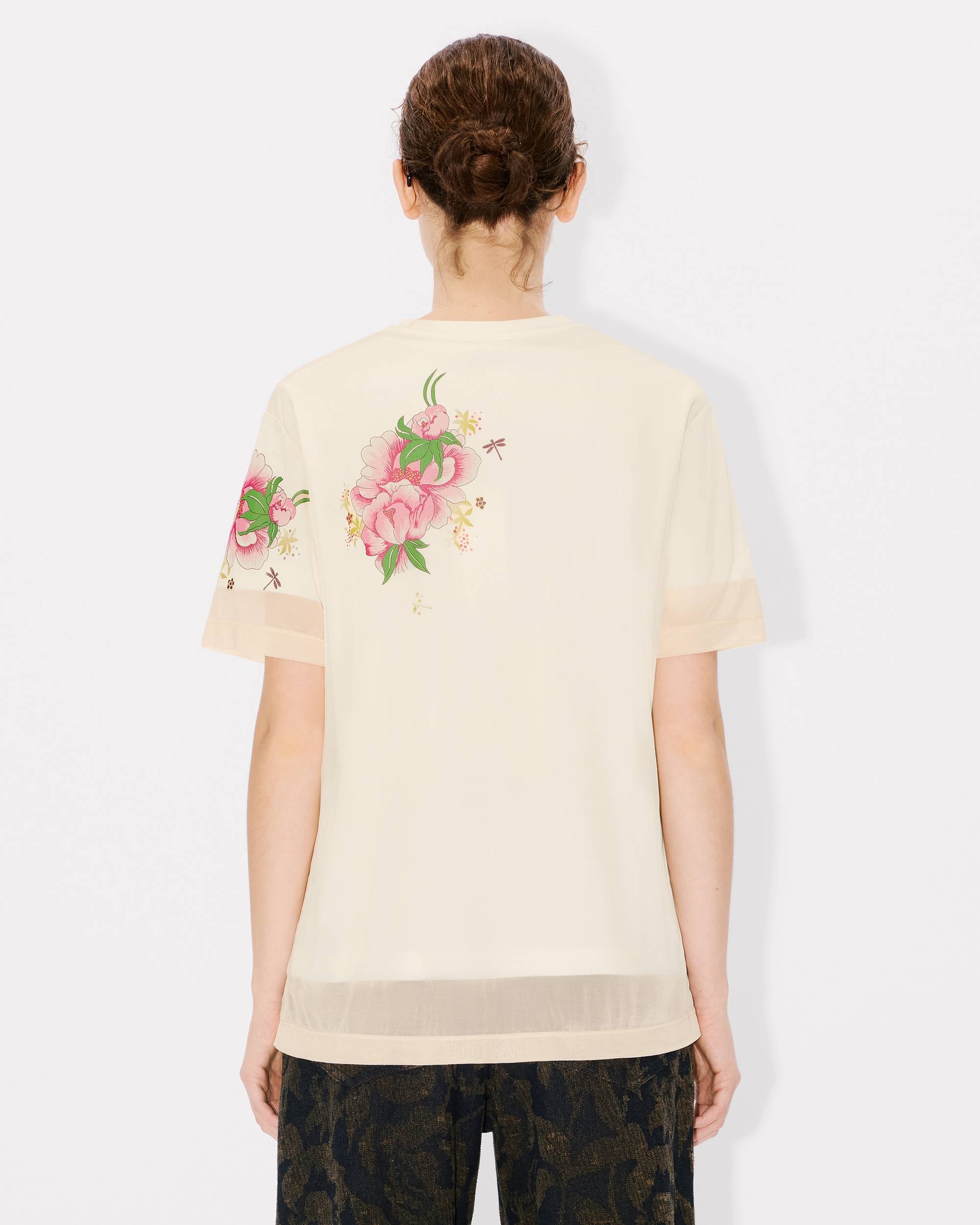 'KENZO Peonies' loose T-shirt - 4