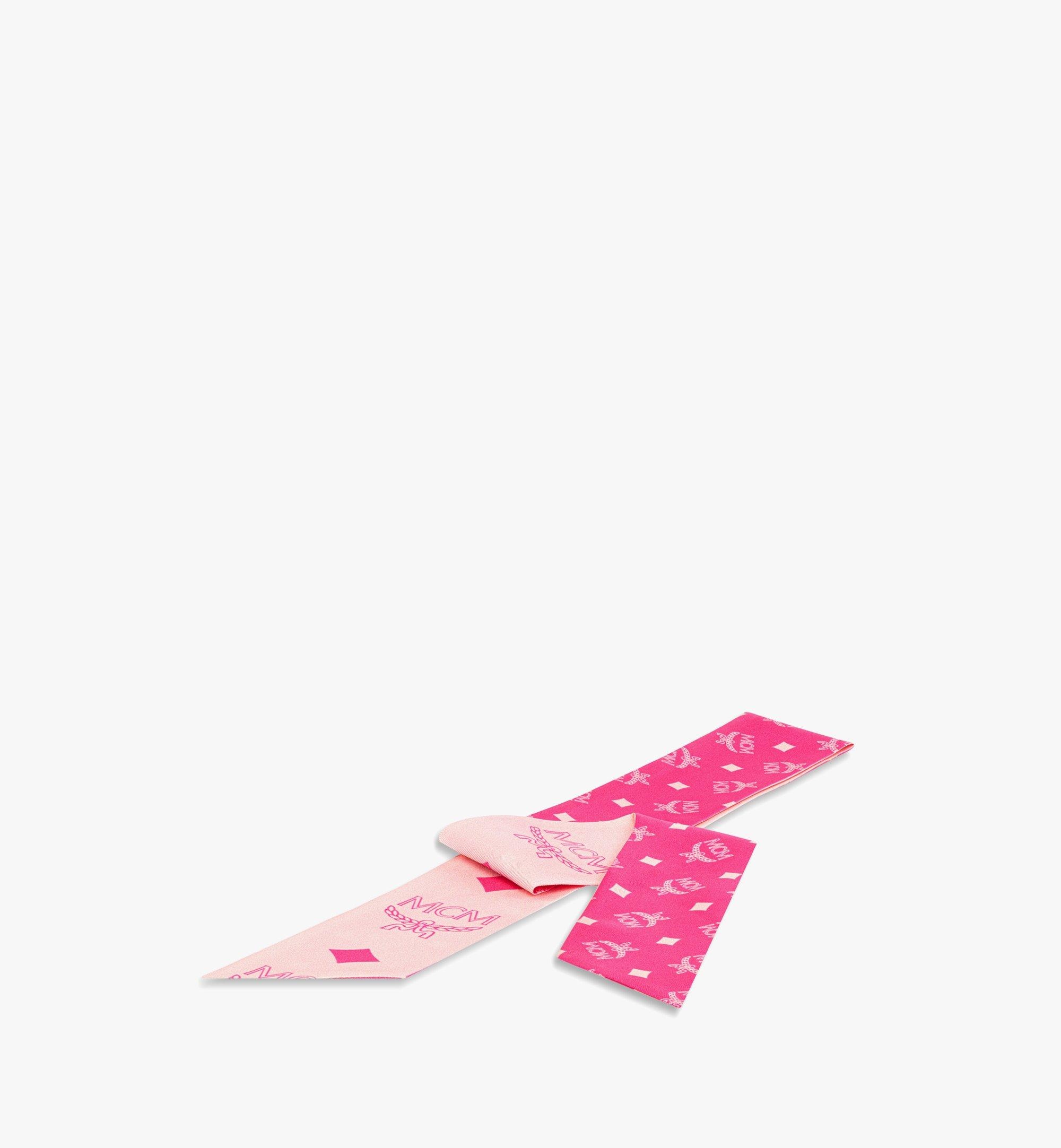 Monogram Print Petite Silk Scarf - 3