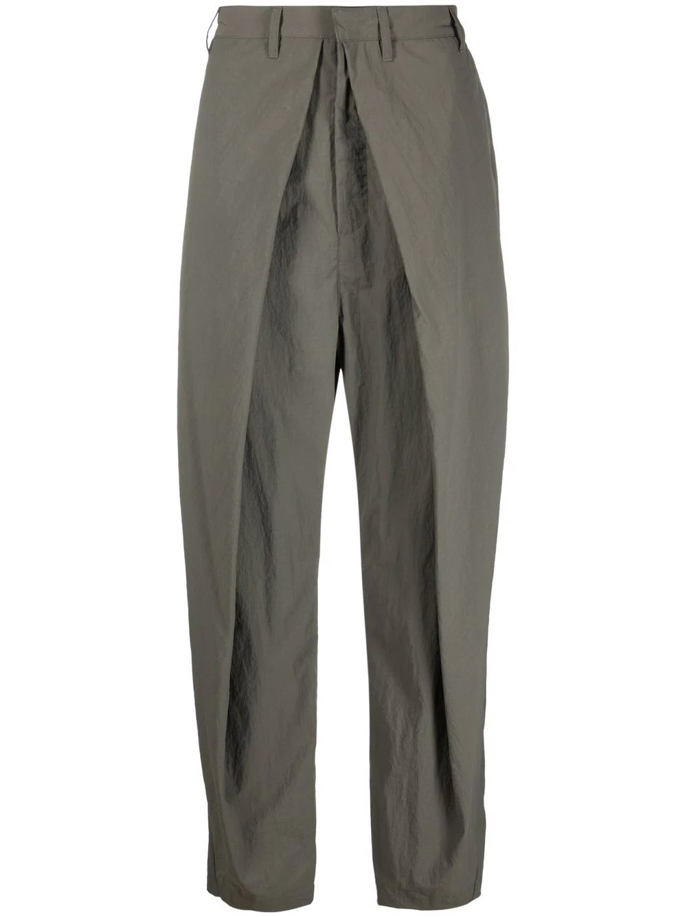 logo-embroidered tapered trousers - 1