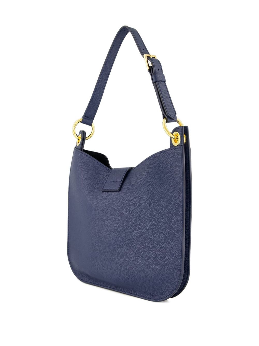 grain leather T-bar shoulder bag - 4