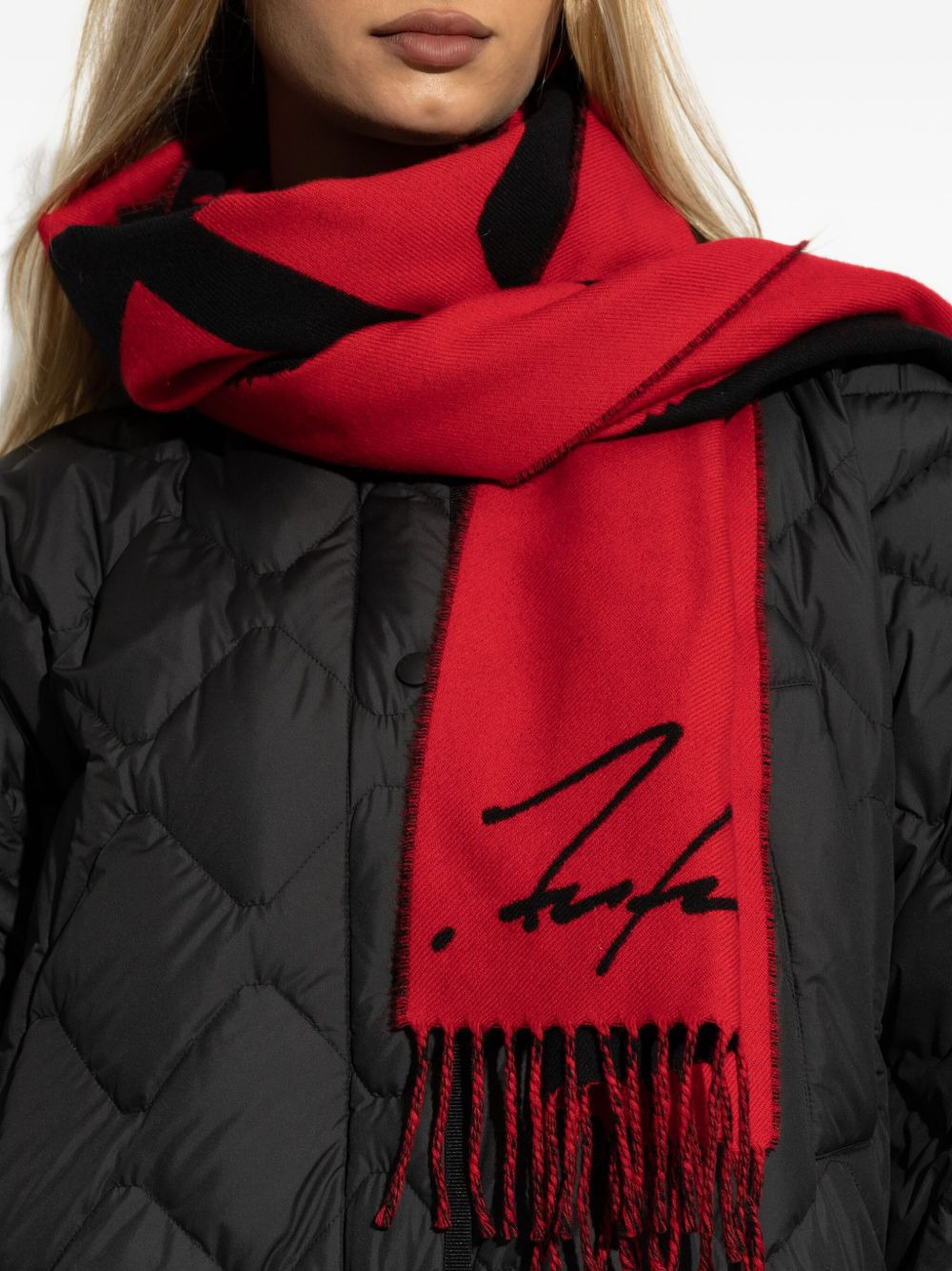 x Futura 2000 fringed scarf - 5