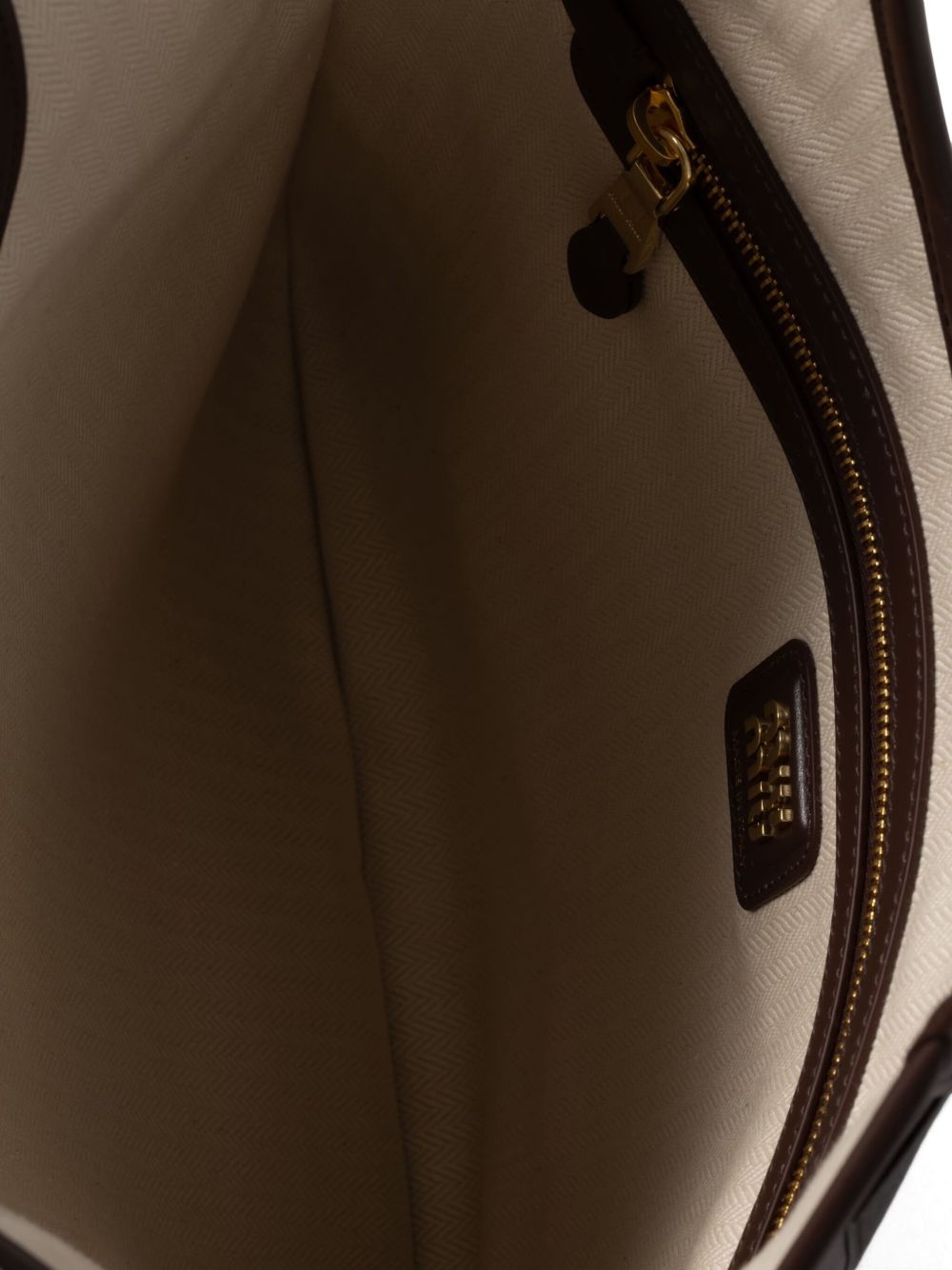 Ivy leather tote bag - 5