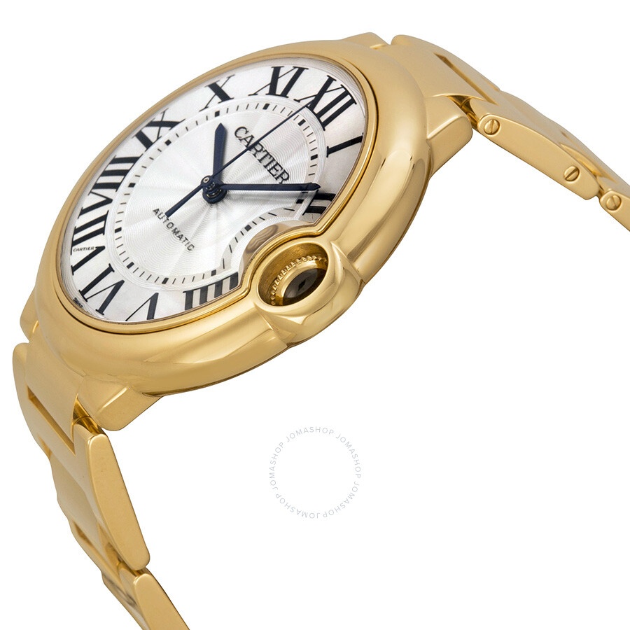 Pre-owned Cartier Ballon Bleu De Cartier Silver Dial Men's Watch W69005Z2 - 2